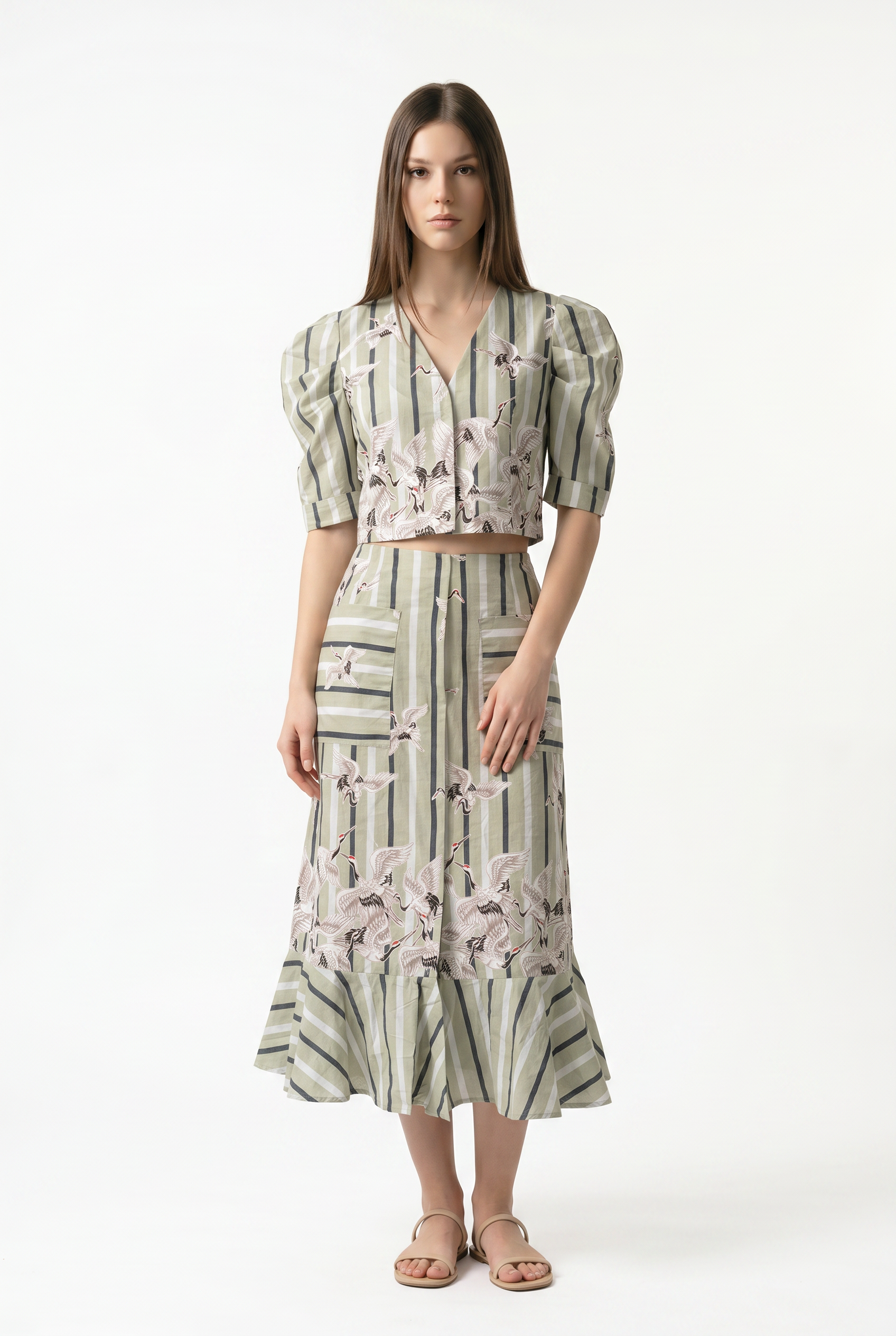 Soaring Cranes Skirt