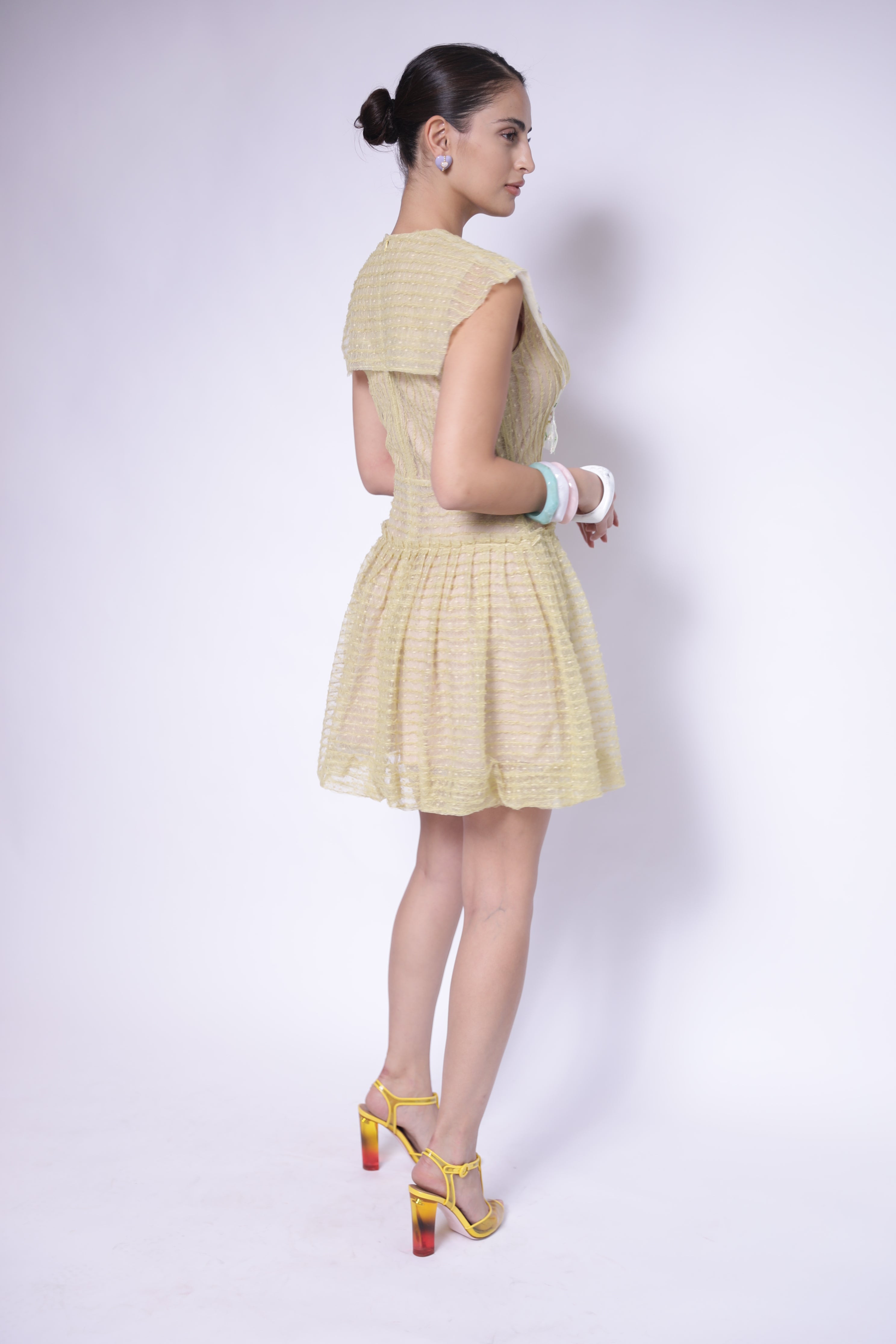 Buttercup Bow Mini Dress