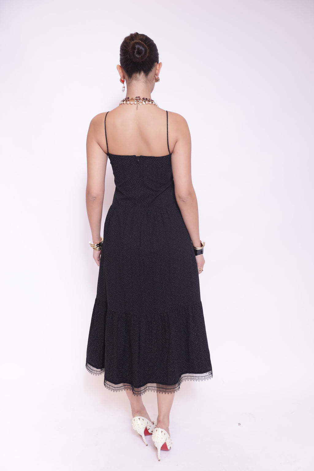 Midnight Sparkle Midi Dress