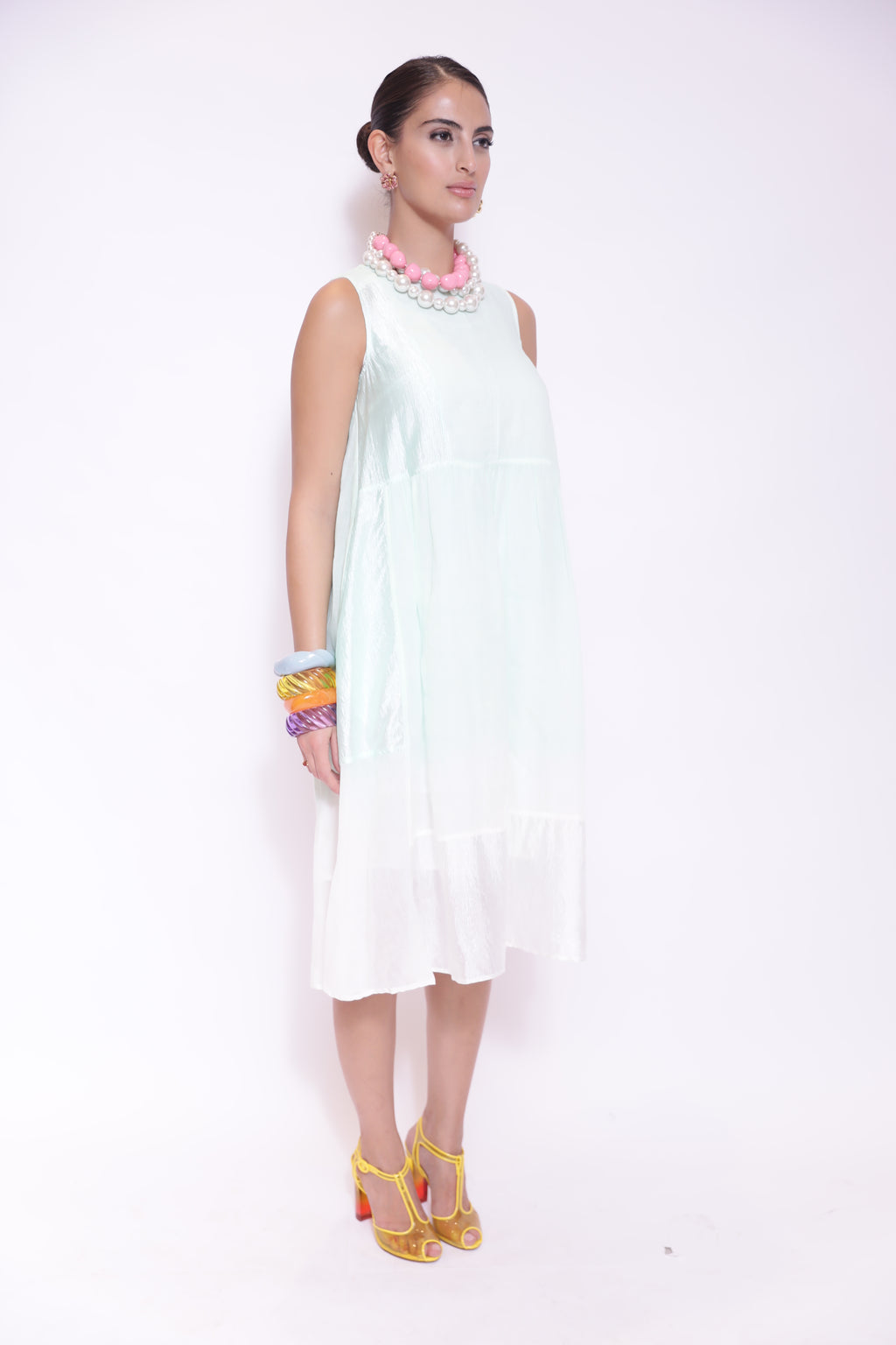 Mint Breeze Sleeveless Dress