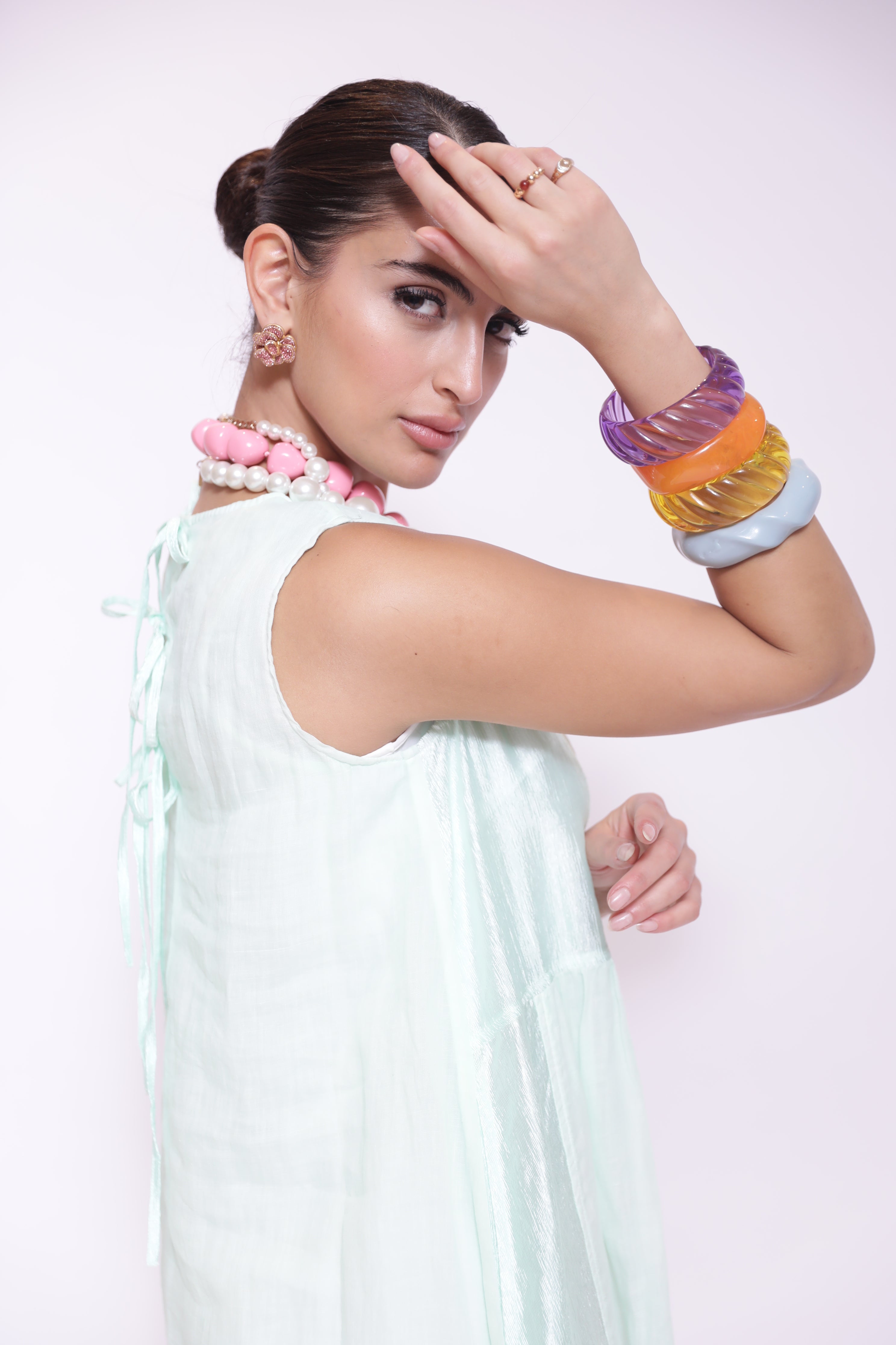 Mint Breeze Sleeveless Dress