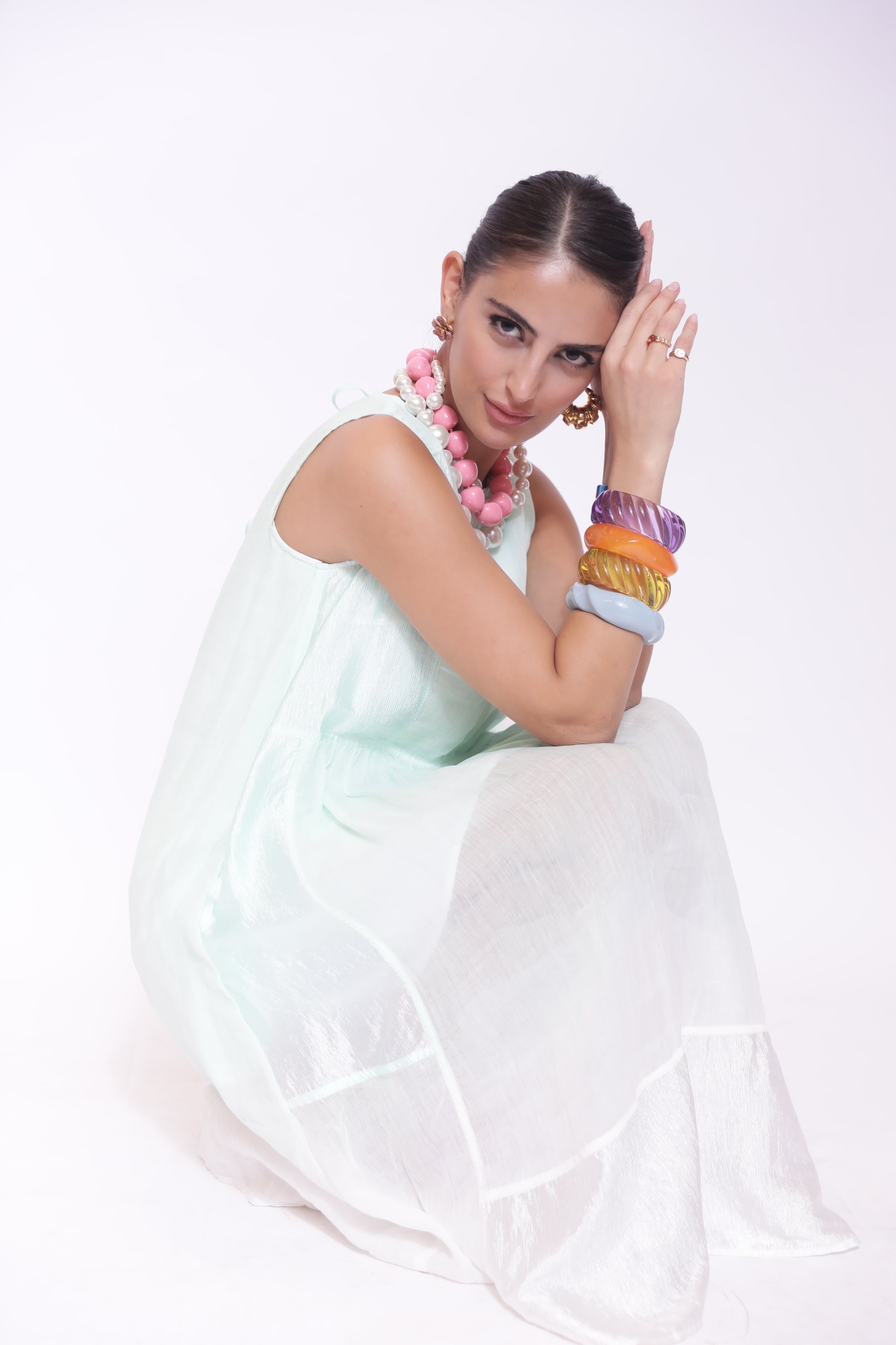 Mint Breeze Sleeveless Dress