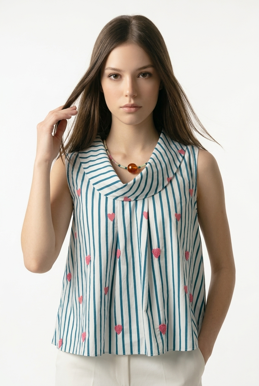 Sweetheart Stripe Top 💗