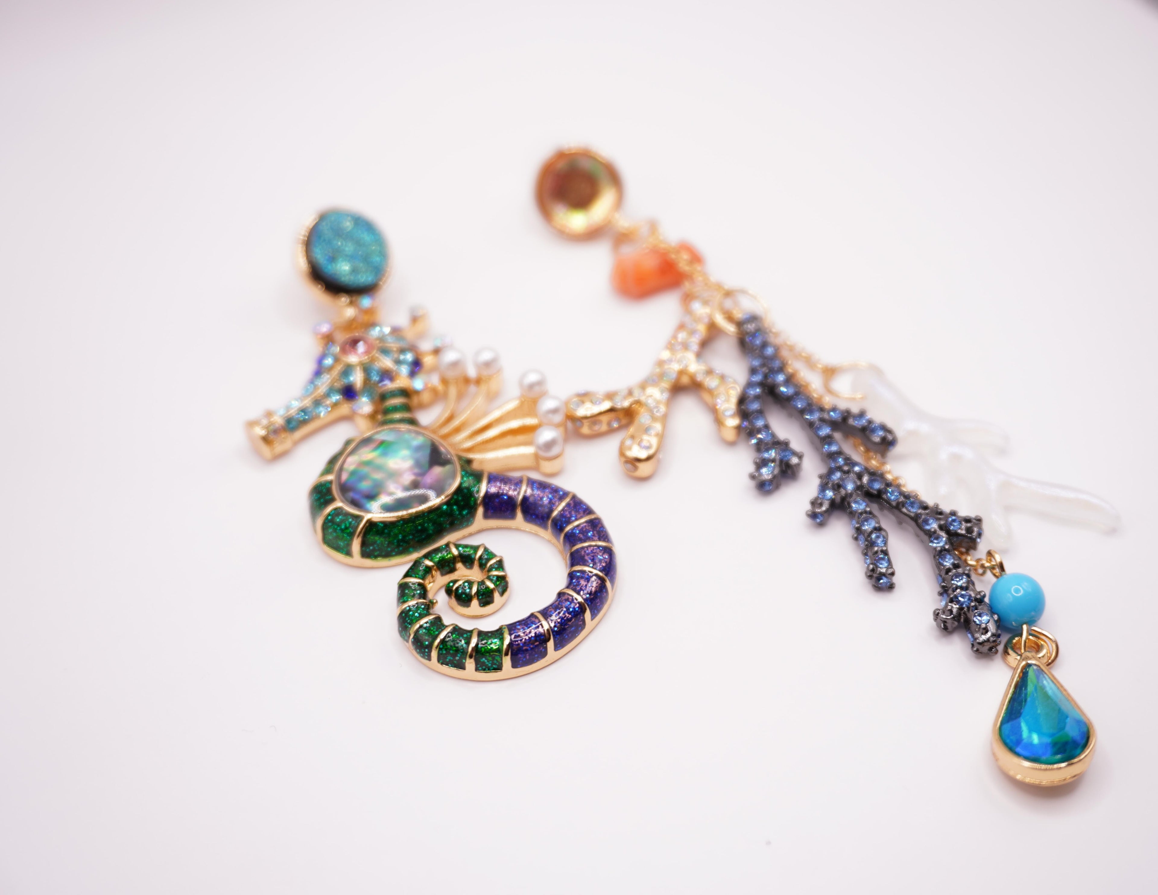 Sea horse coral dangles