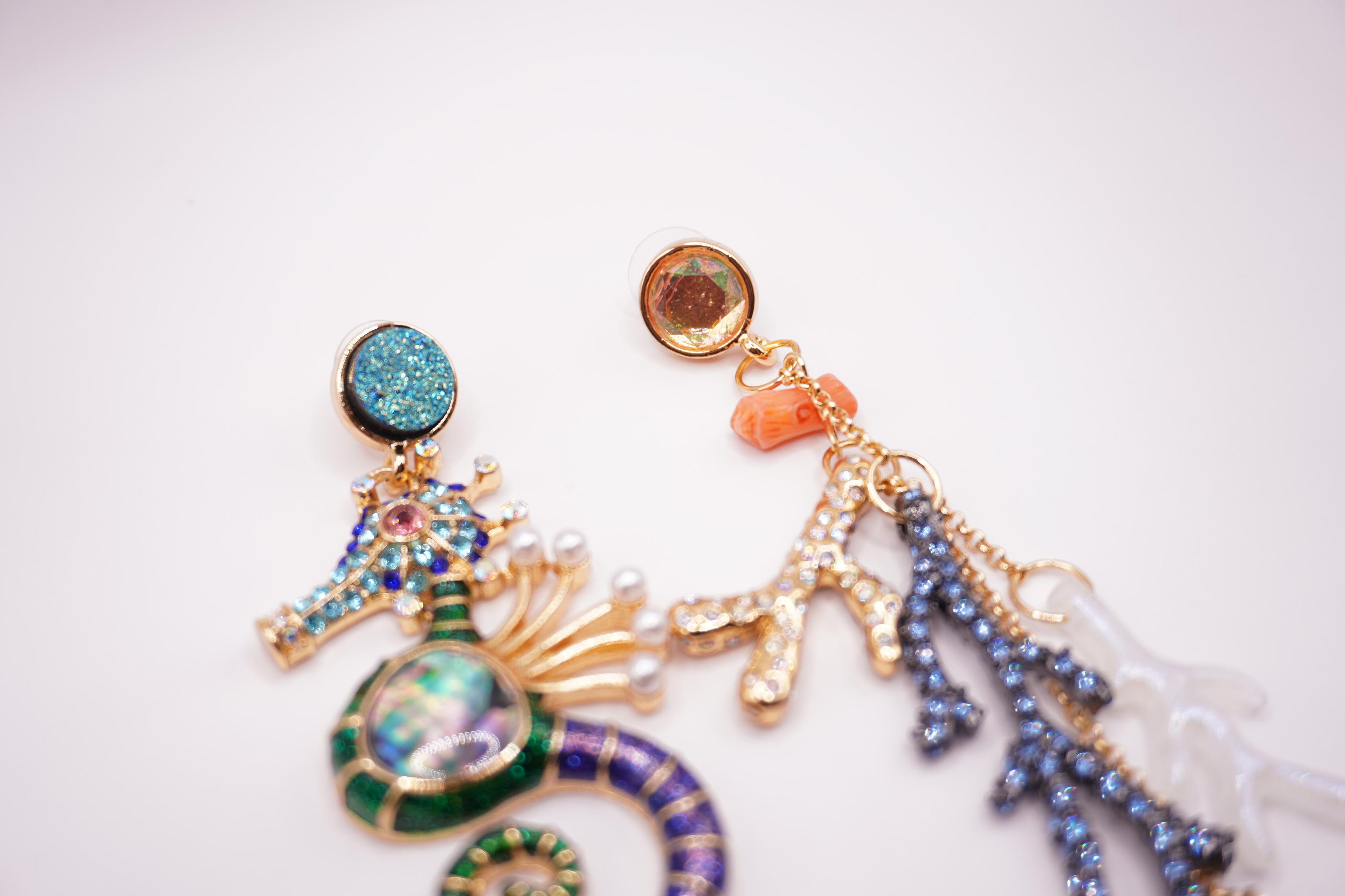 Sea horse coral dangles