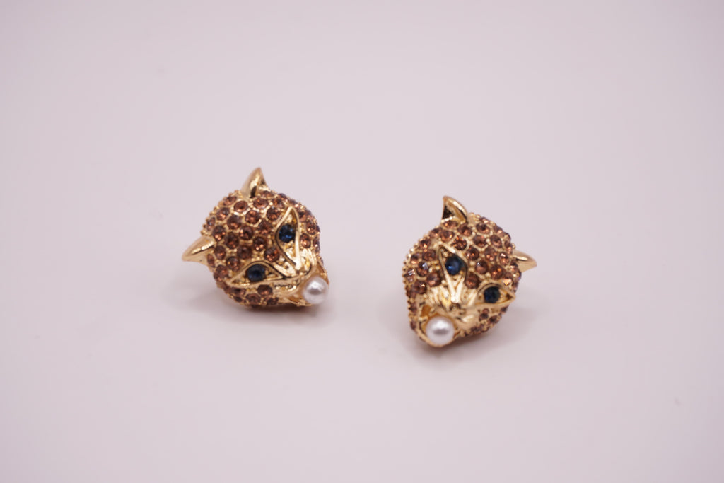 Golden Fox Earrings