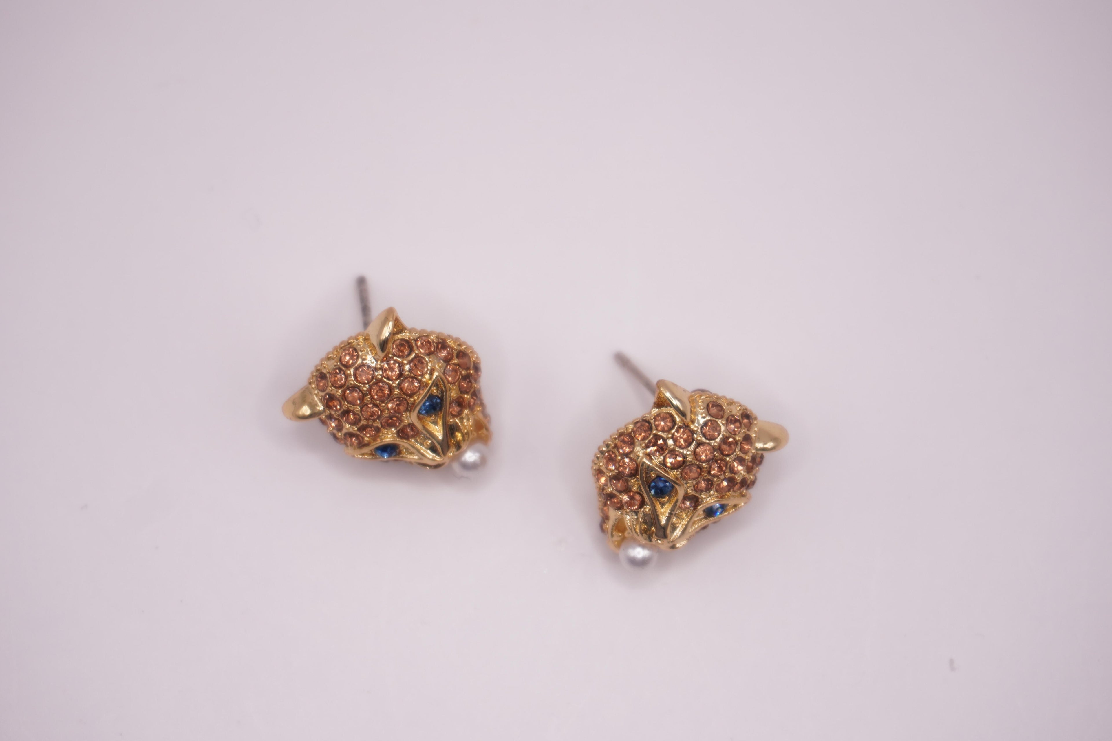 Golden Fox Earrings