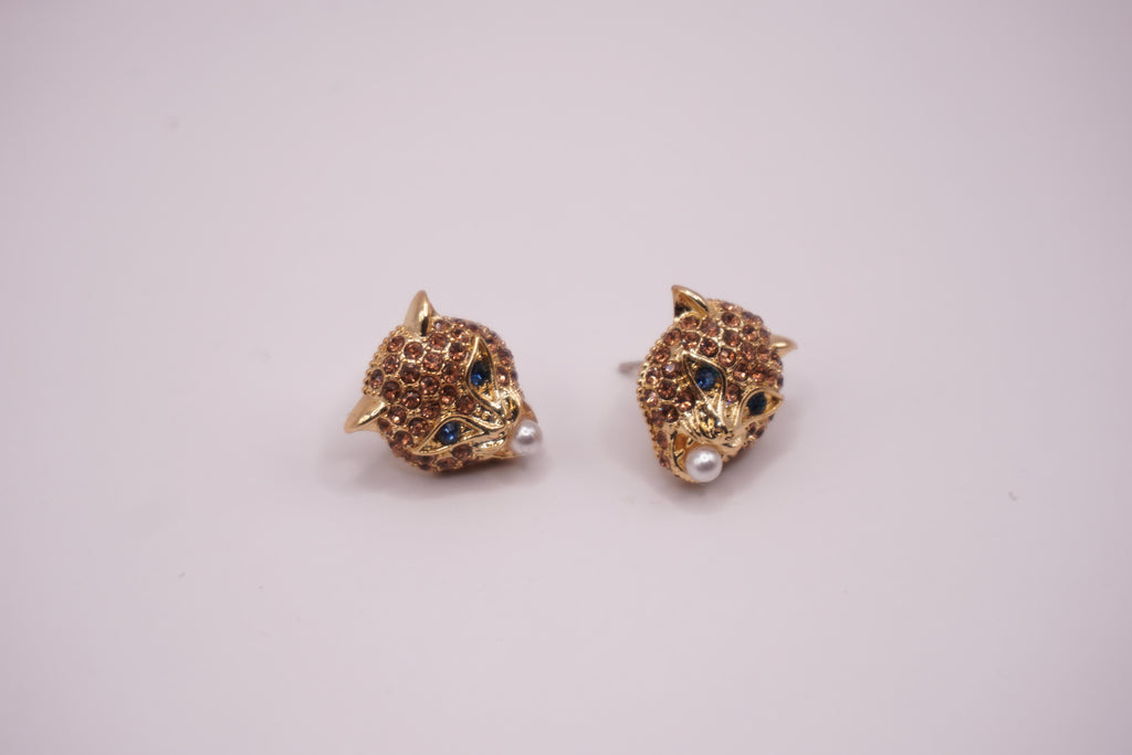 Golden Fox Earrings