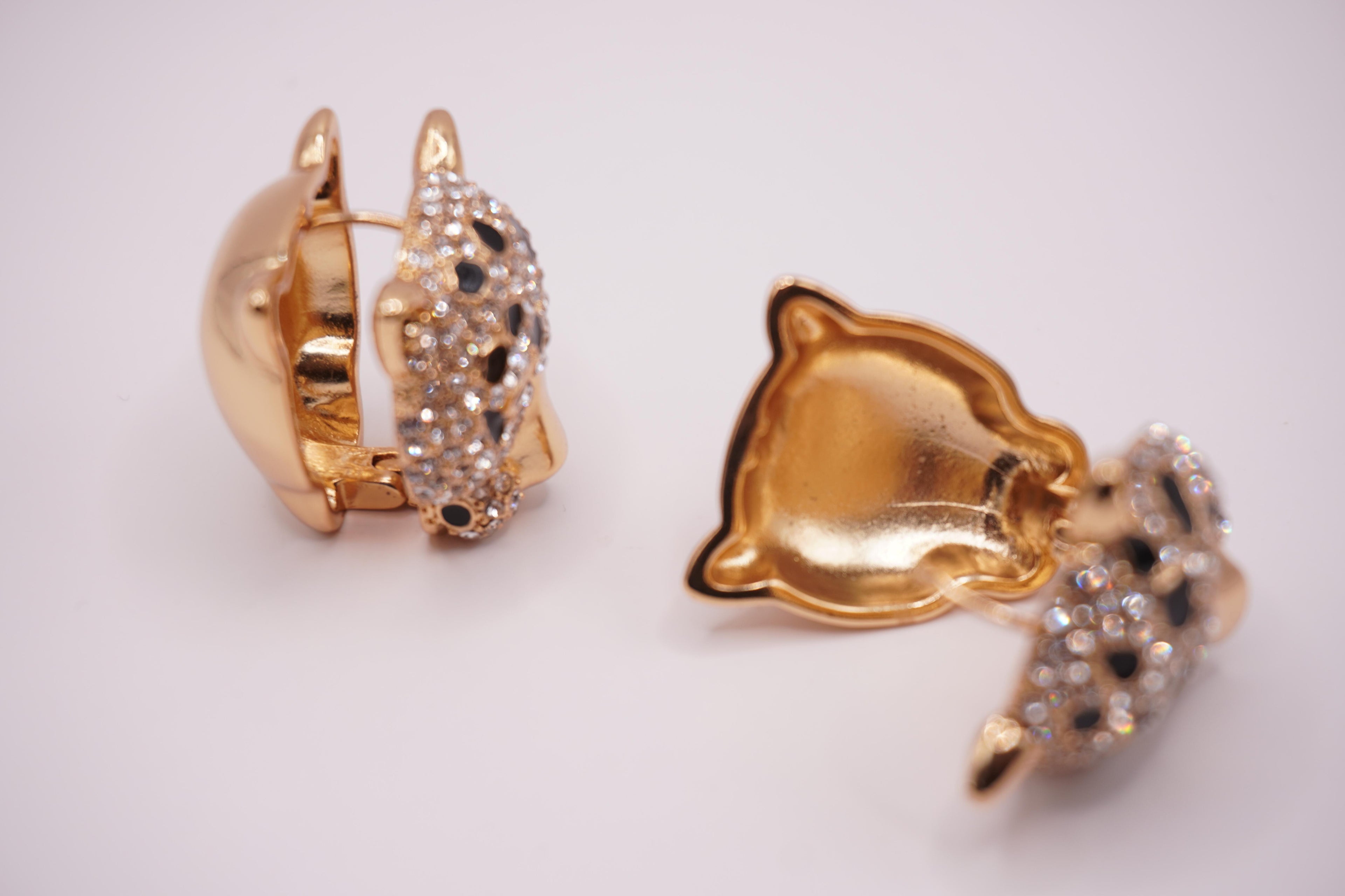 Leopard Spark Earrings