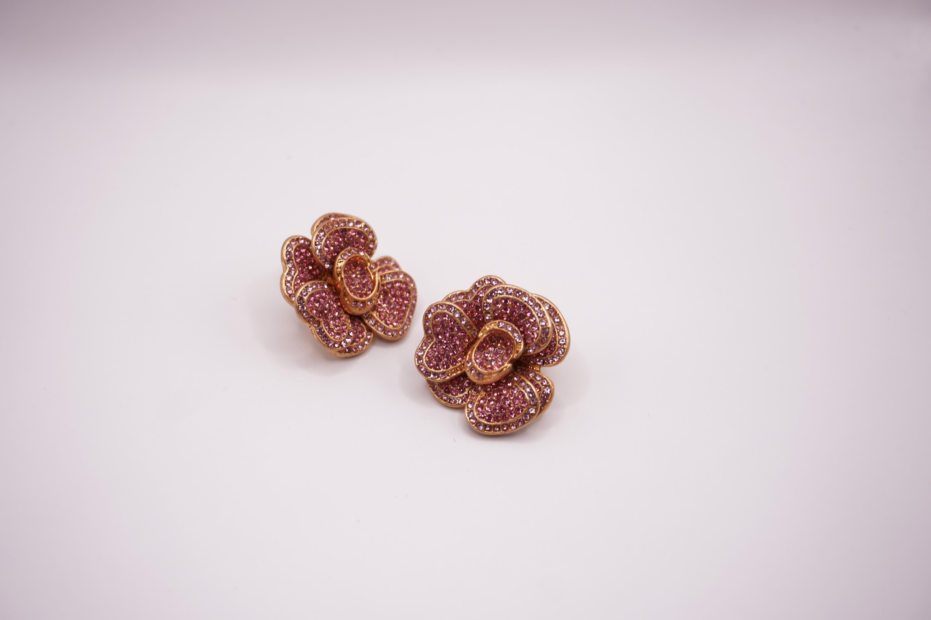 Pink Blossom Earrings