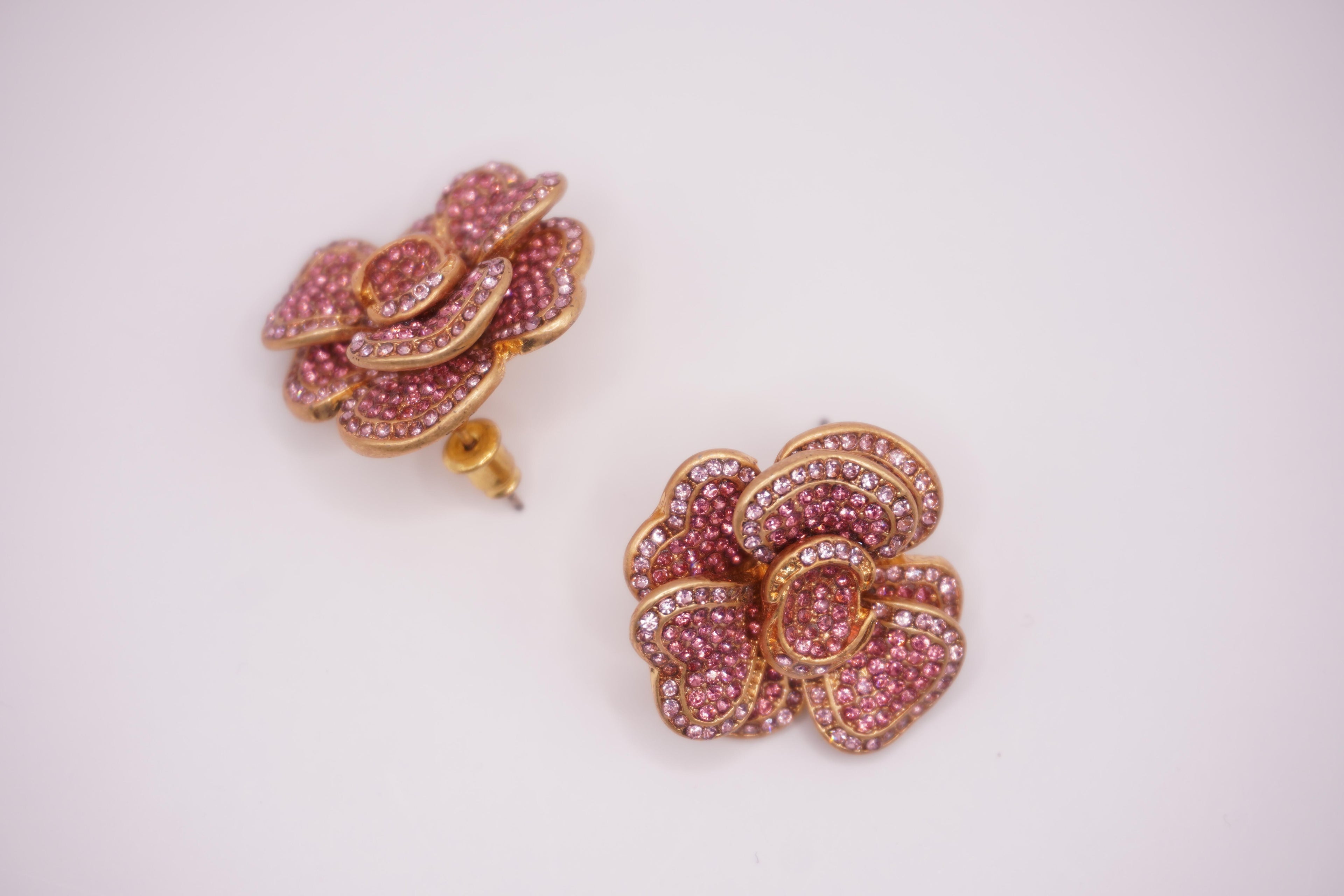 Pink Blossom Earrings