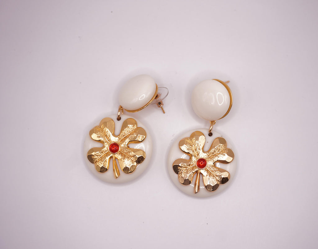 Golden Leaf Earrings