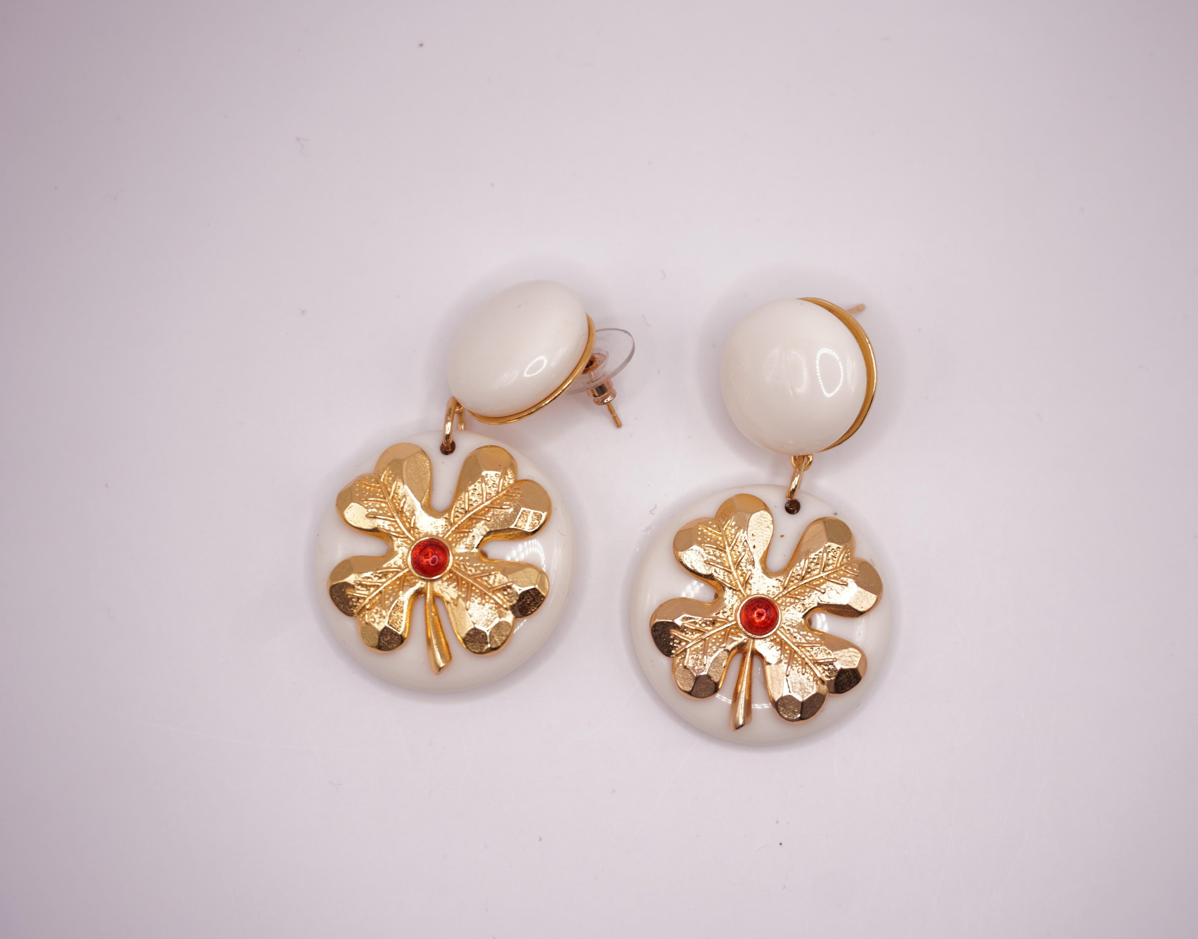 Golden Leaf Earrings