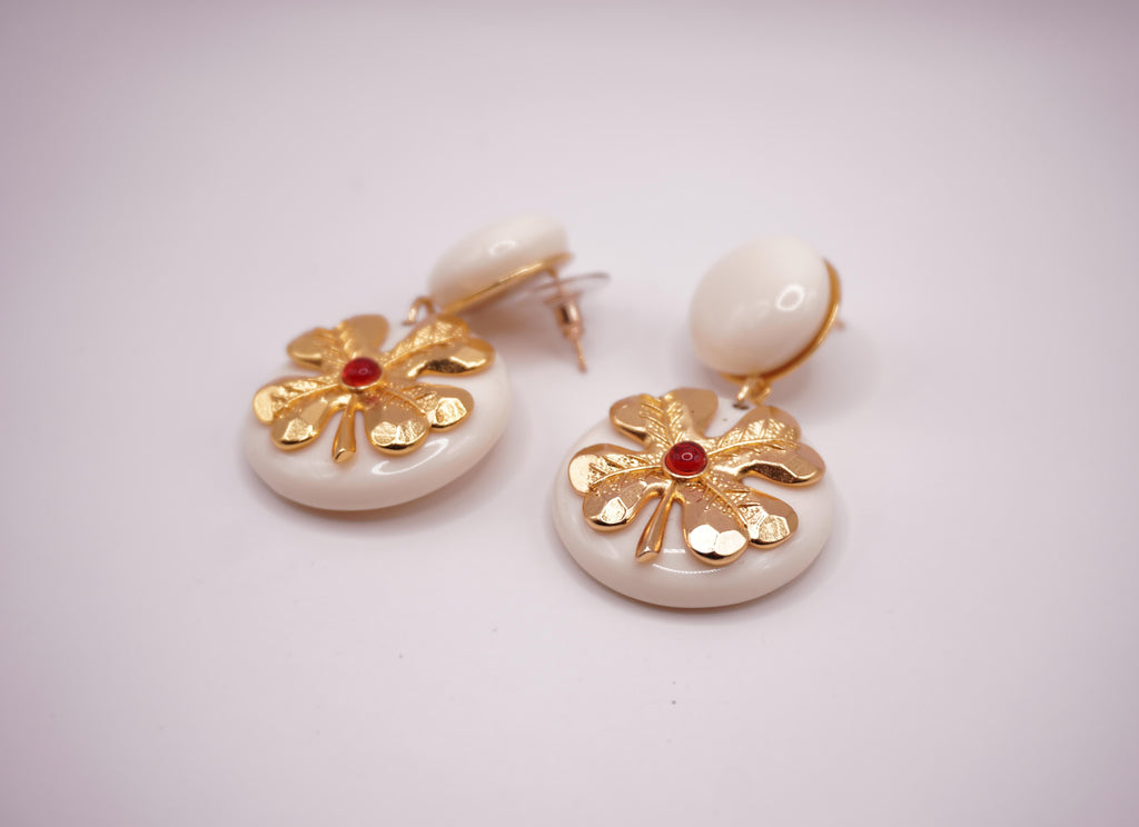 Golden Leaf Earrings