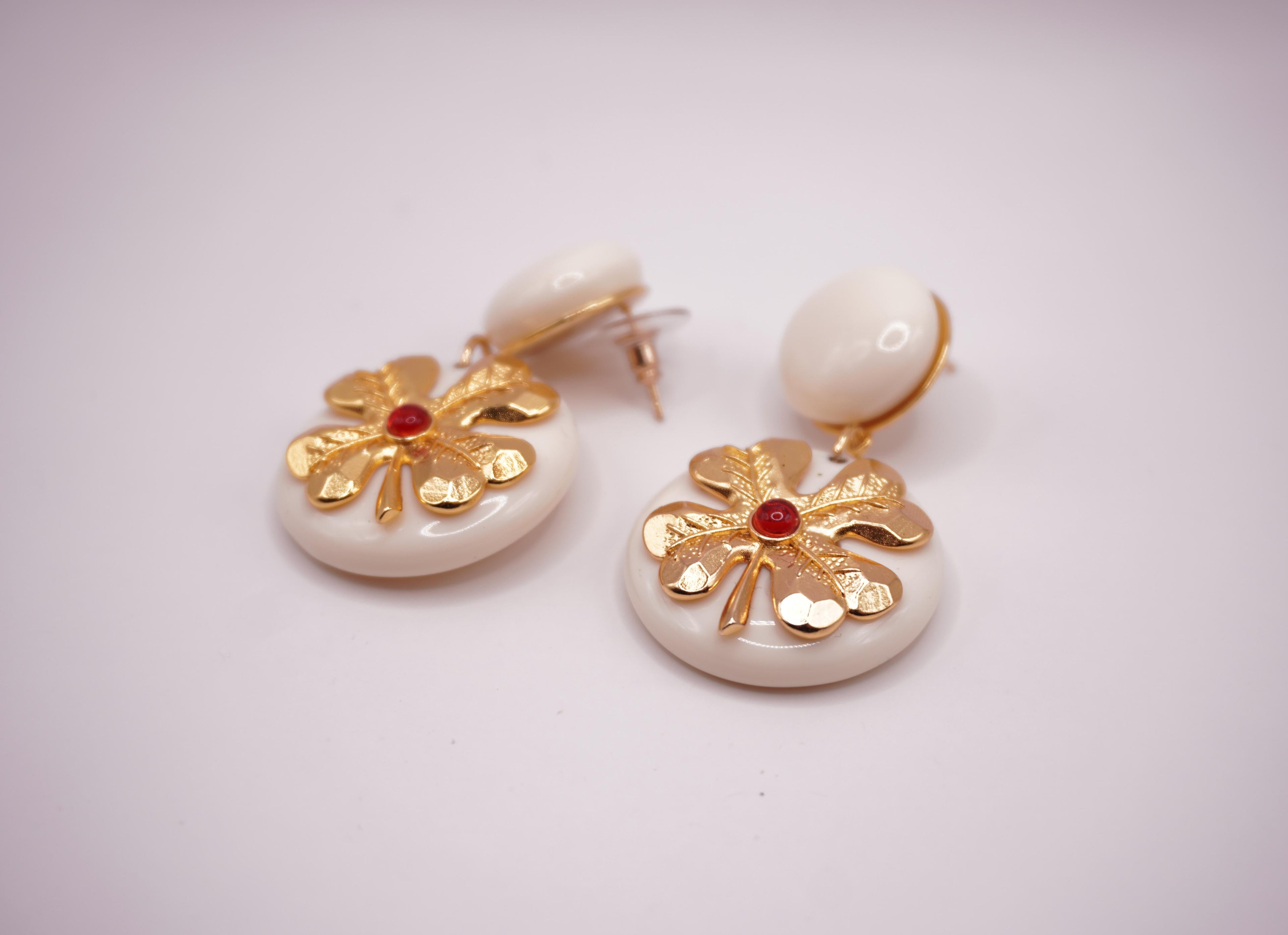 Golden Leaf Earrings