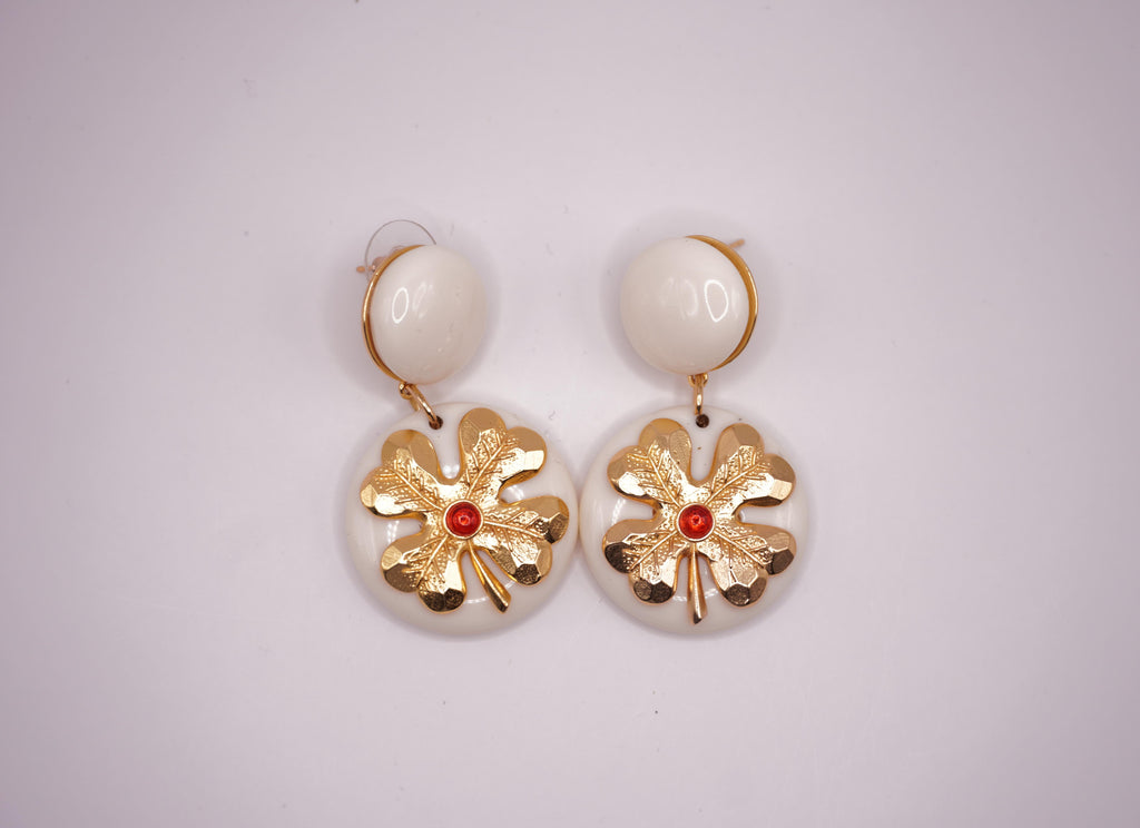 Golden Leaf Earrings