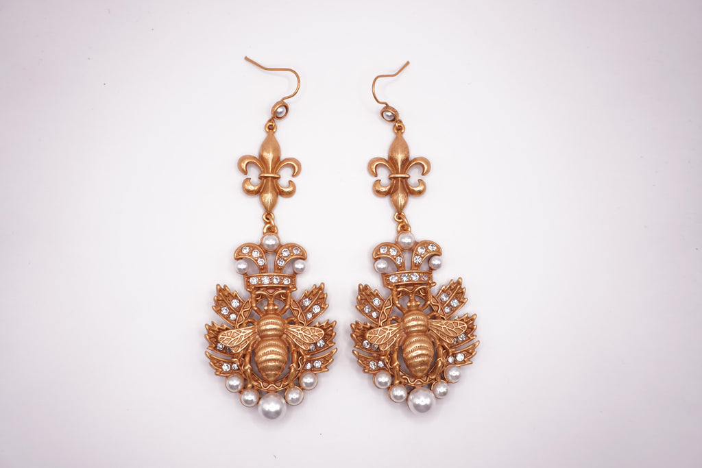 Royal Bee Earrings