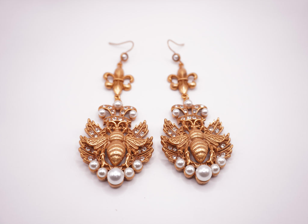 Royal Bee Earrings