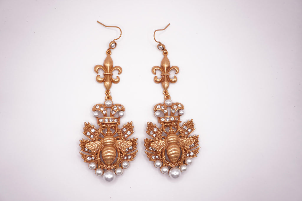 Royal Bee Earrings