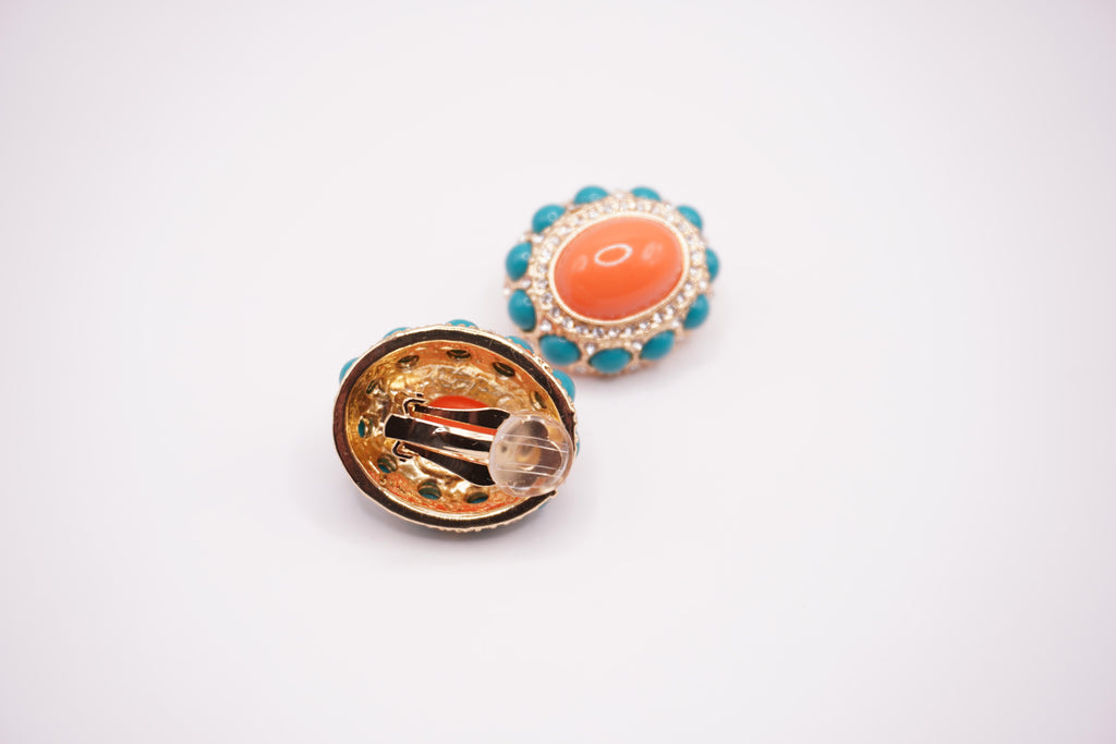 Turquoise Coral Clip