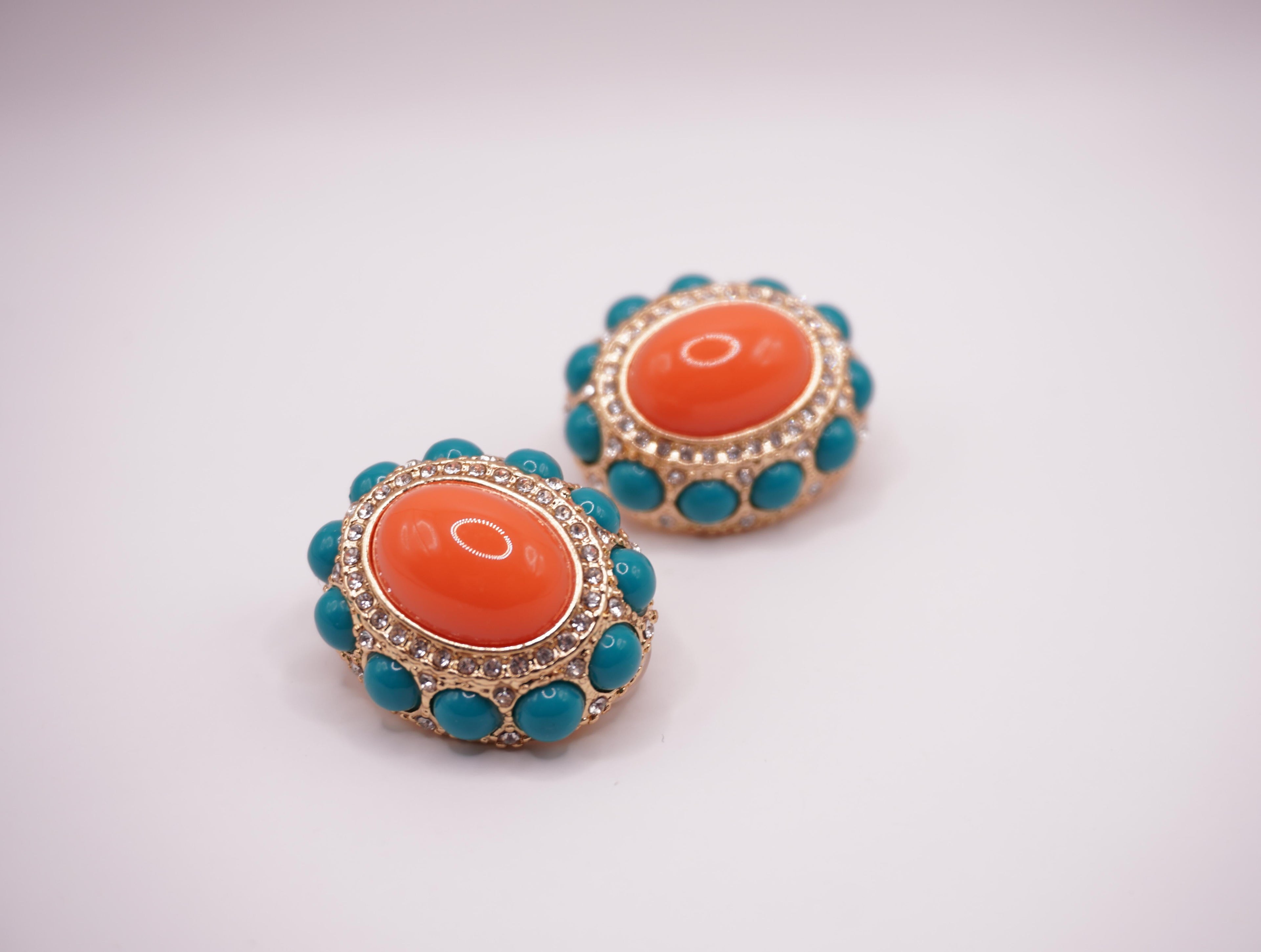 Turquoise Coral Clip