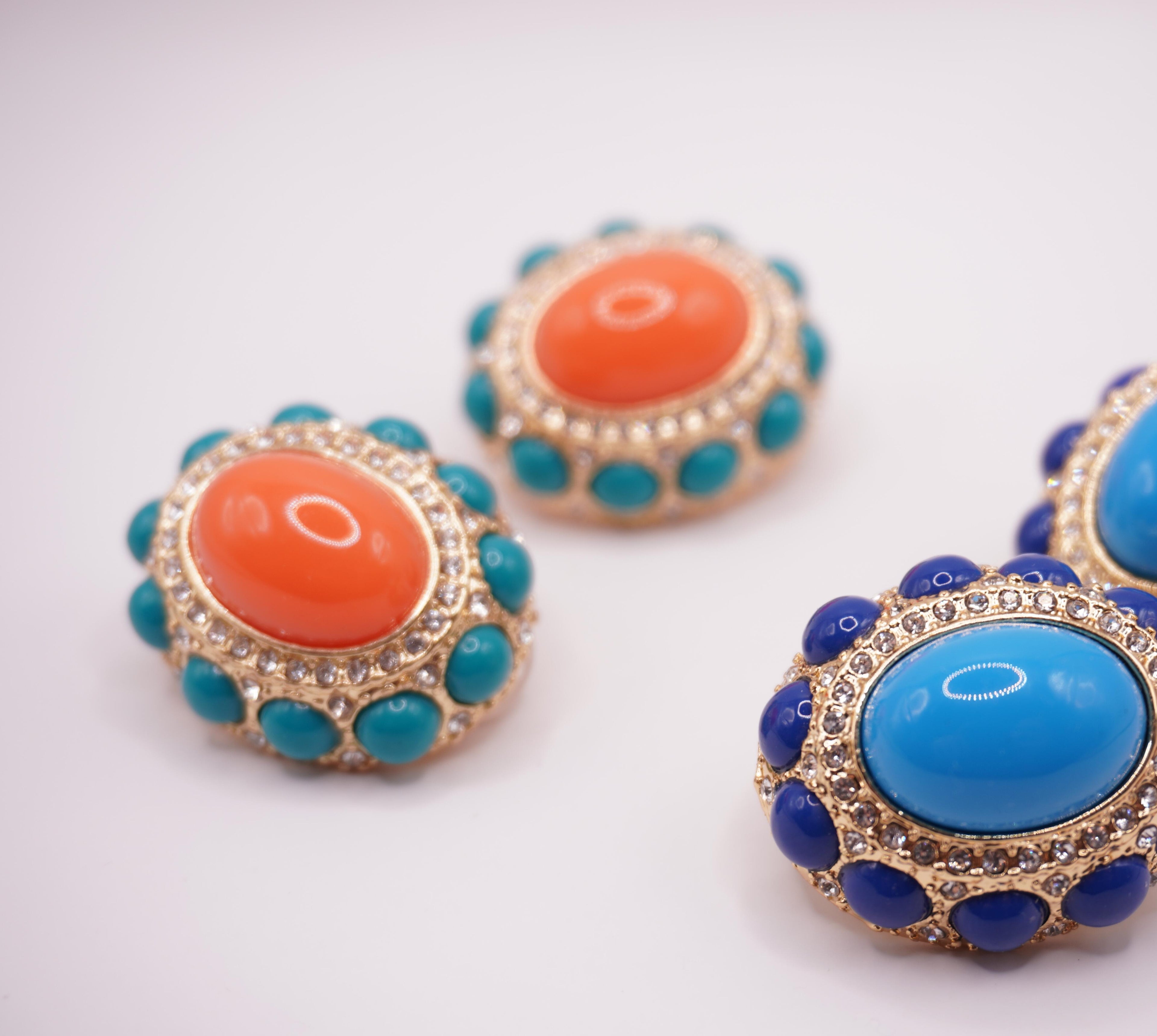 Turquoise Coral Clip