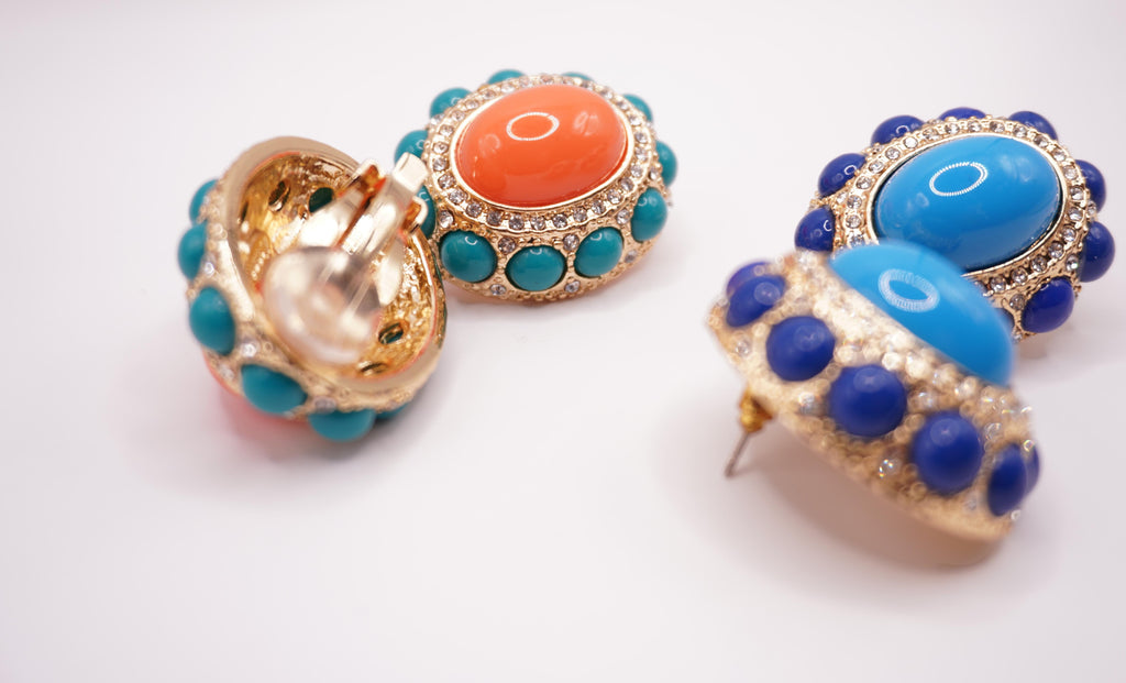 Turquoise Coral Clip