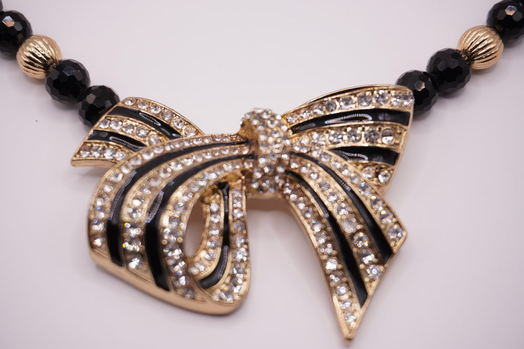 Black Bow Set