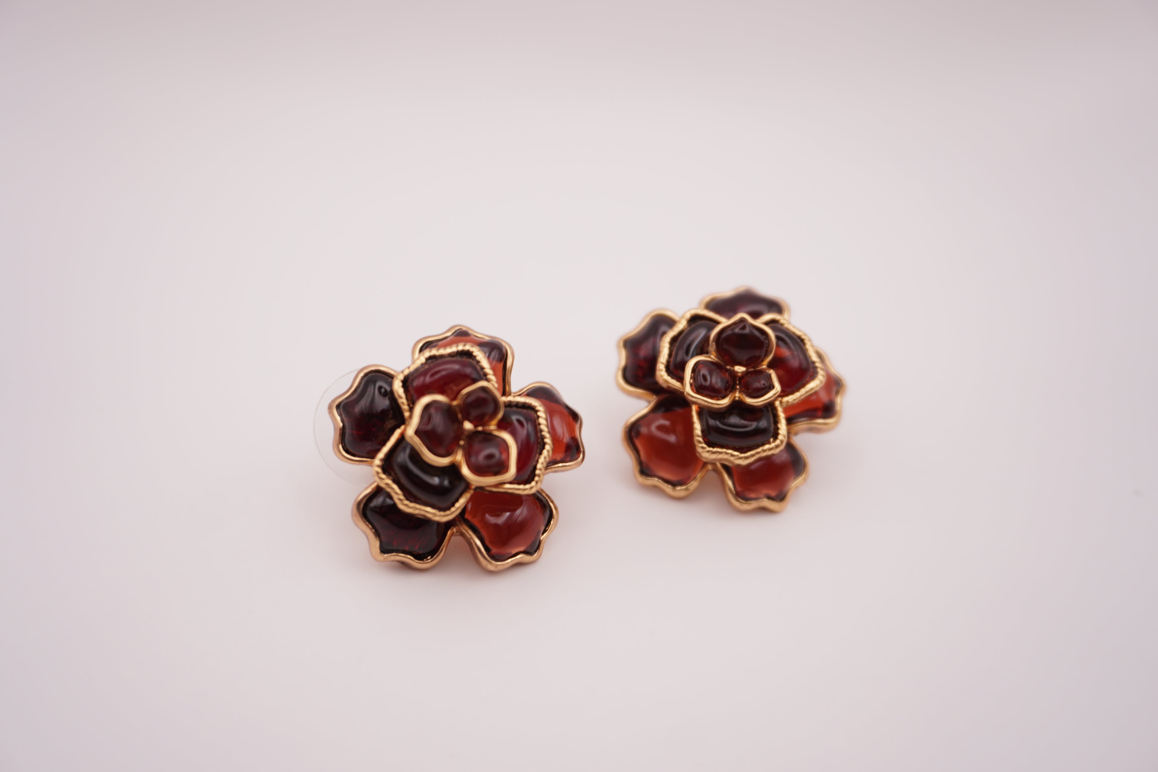 Burgundy Bloom Earrings