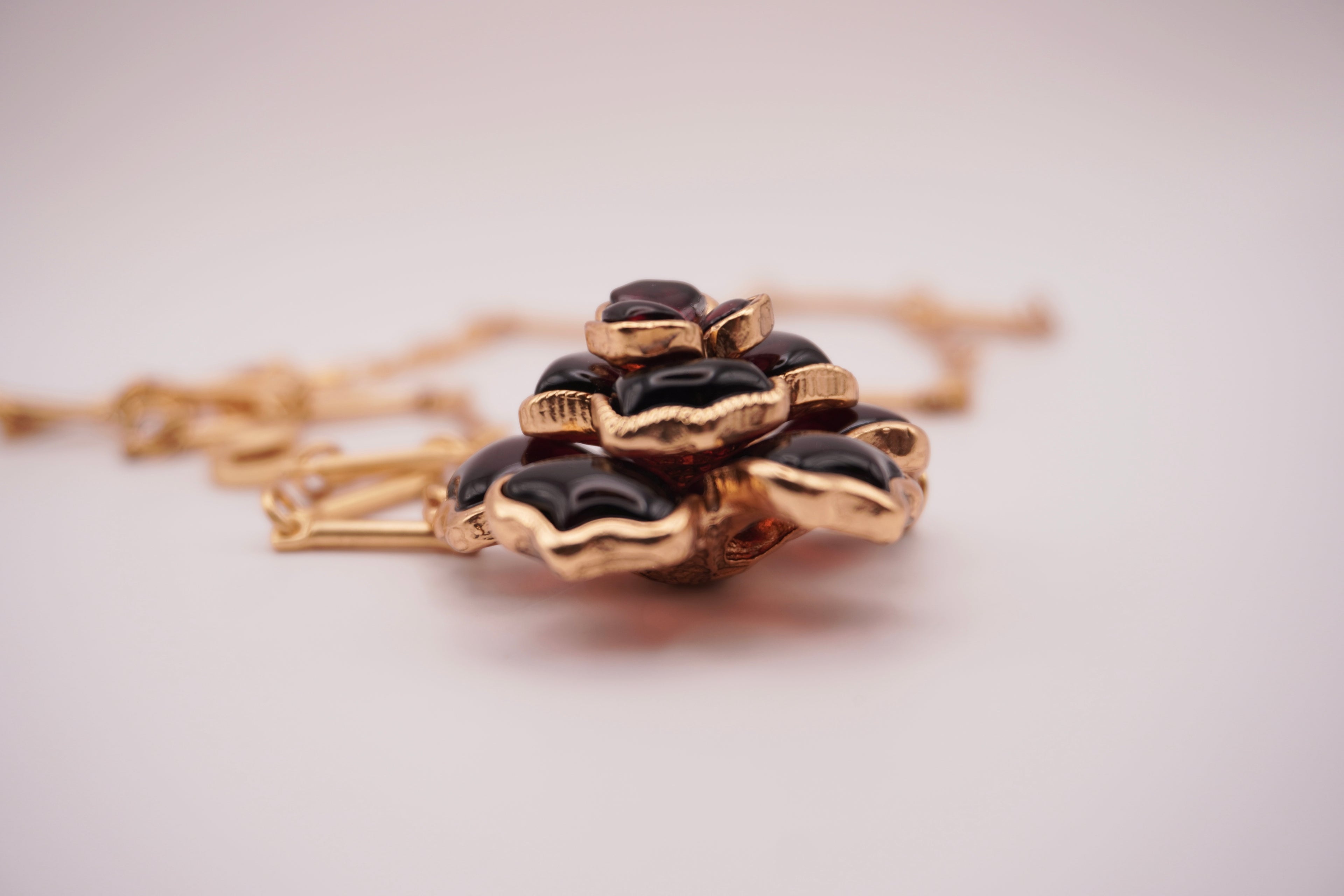 Burgundy Bloom Necklace