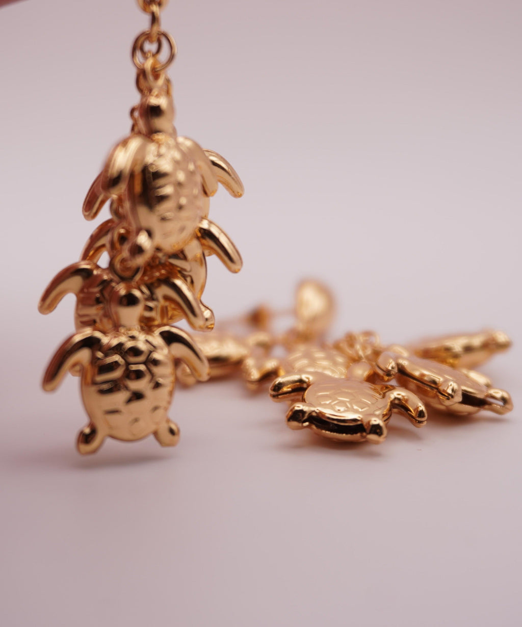Turtle Charm Earrings