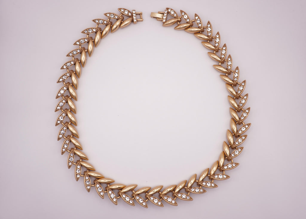 Laurel Crystal Necklace