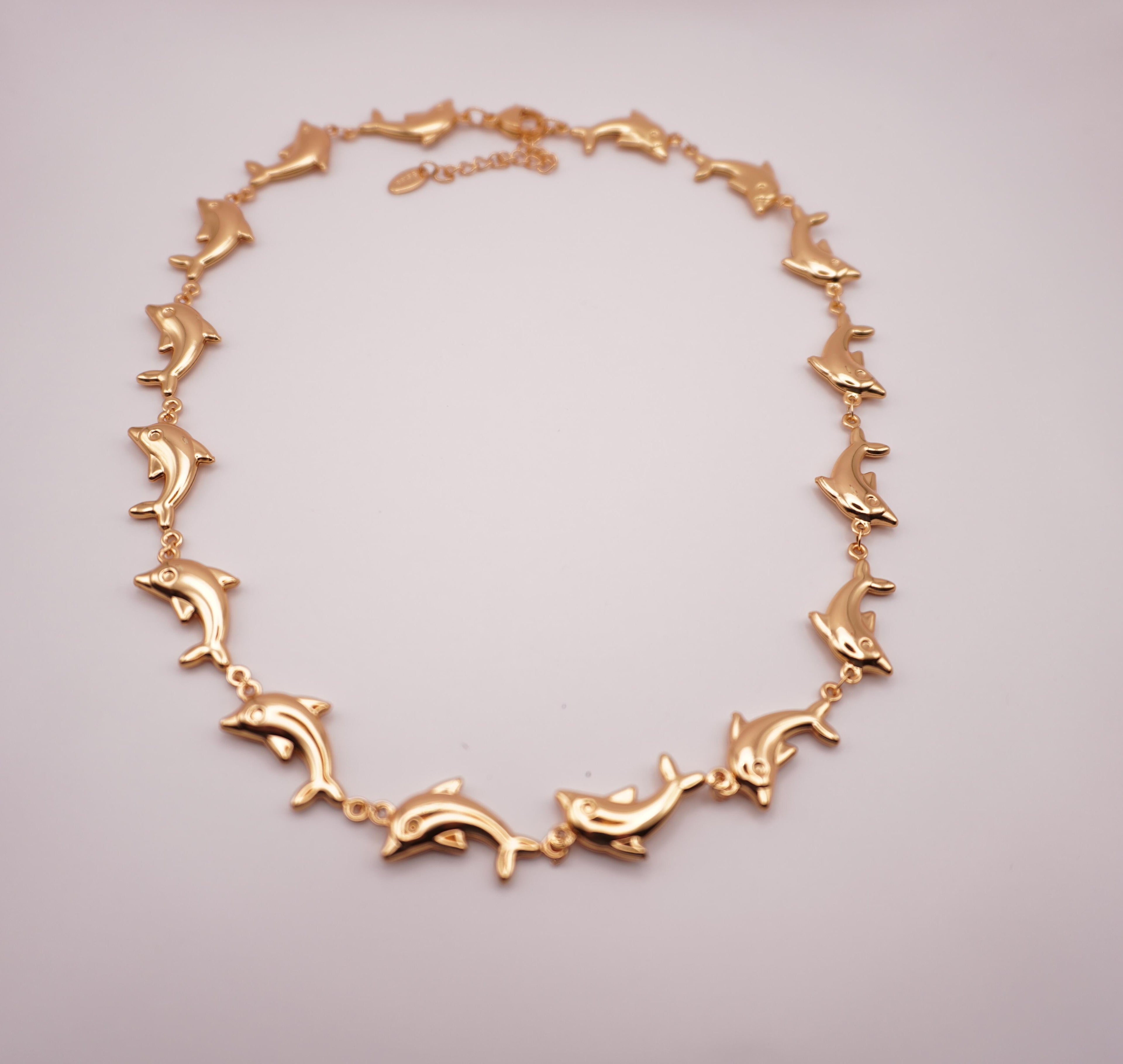 Dolphin Link Necklace