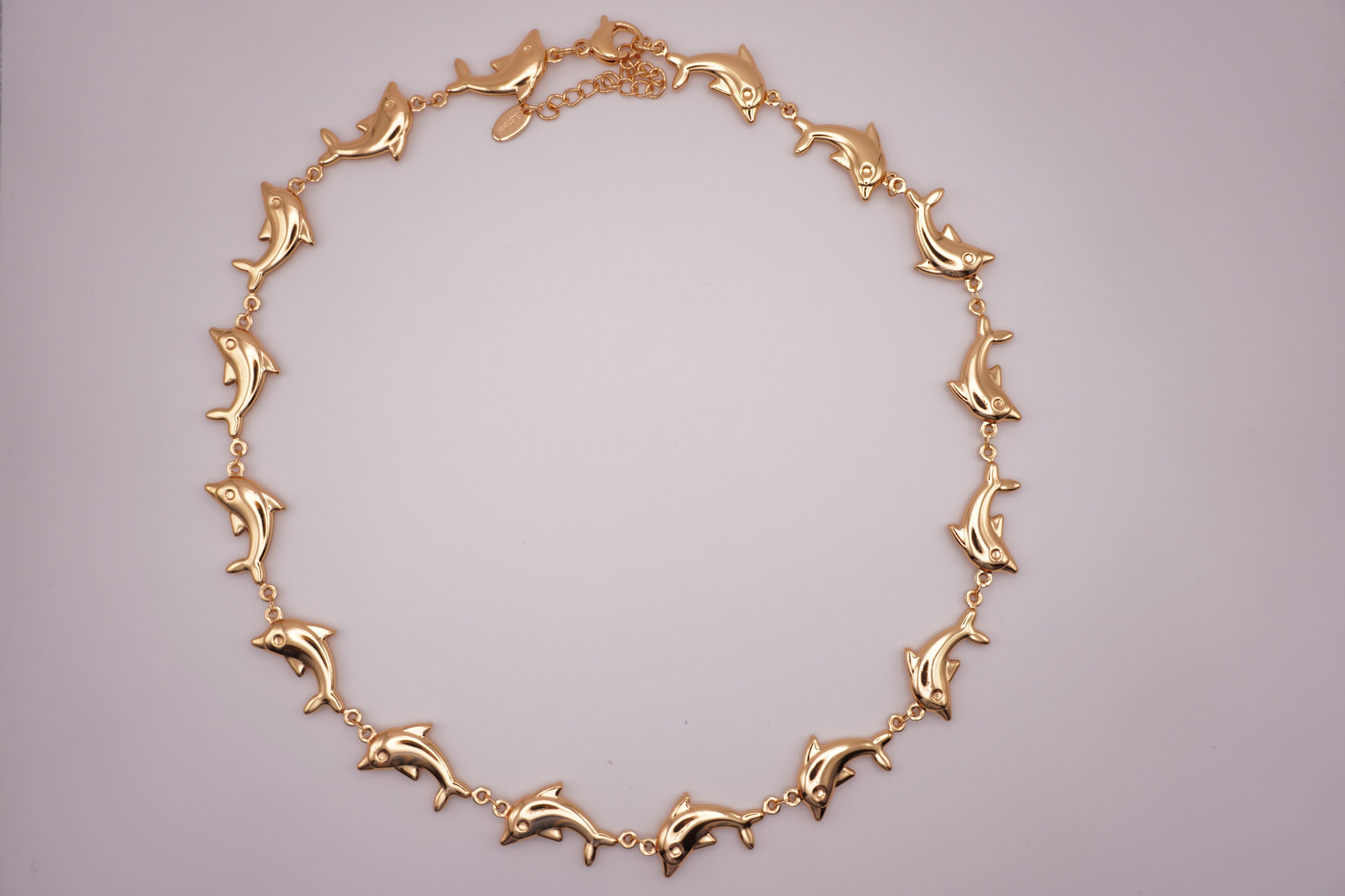 Dolphin Link Necklace