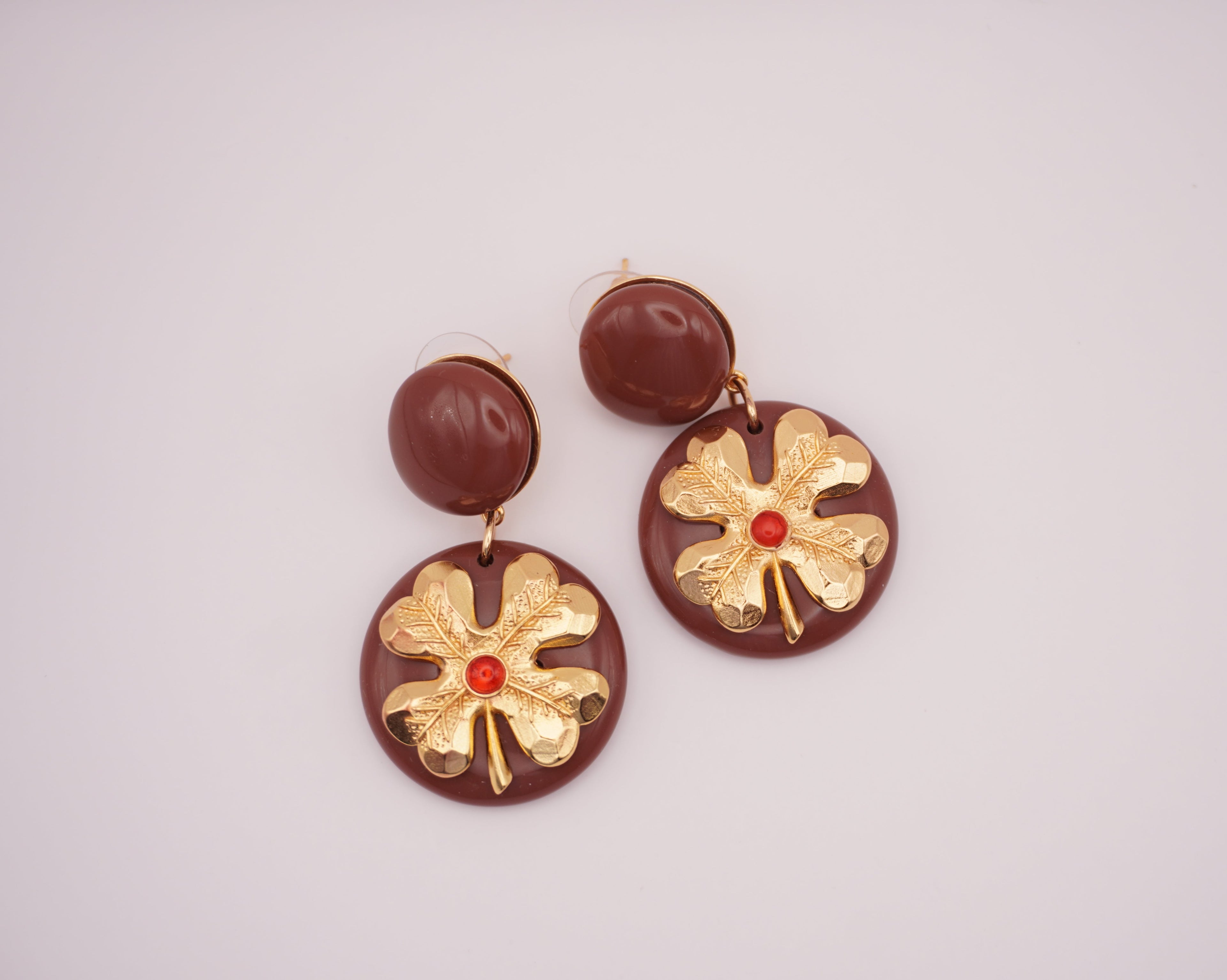 Golden Leaf Earrings