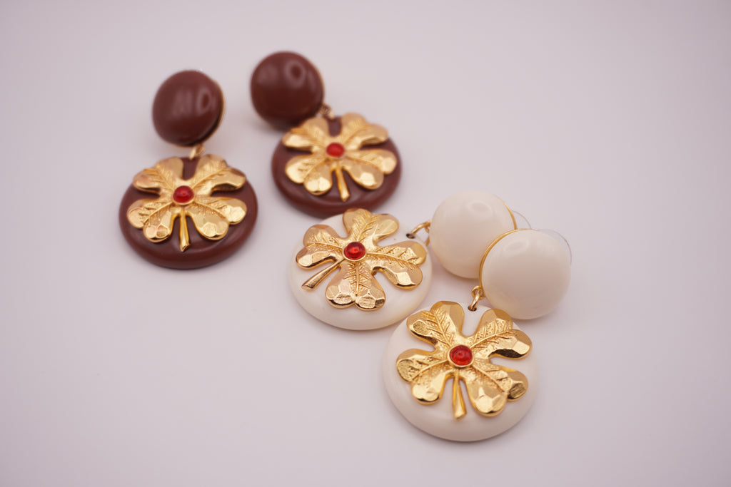 Golden Leaf Earrings