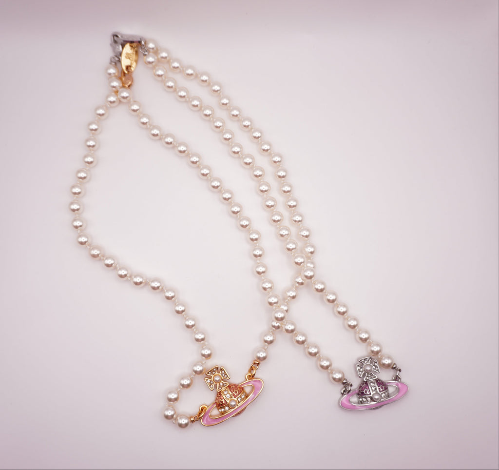 Pearl Planet Necklace