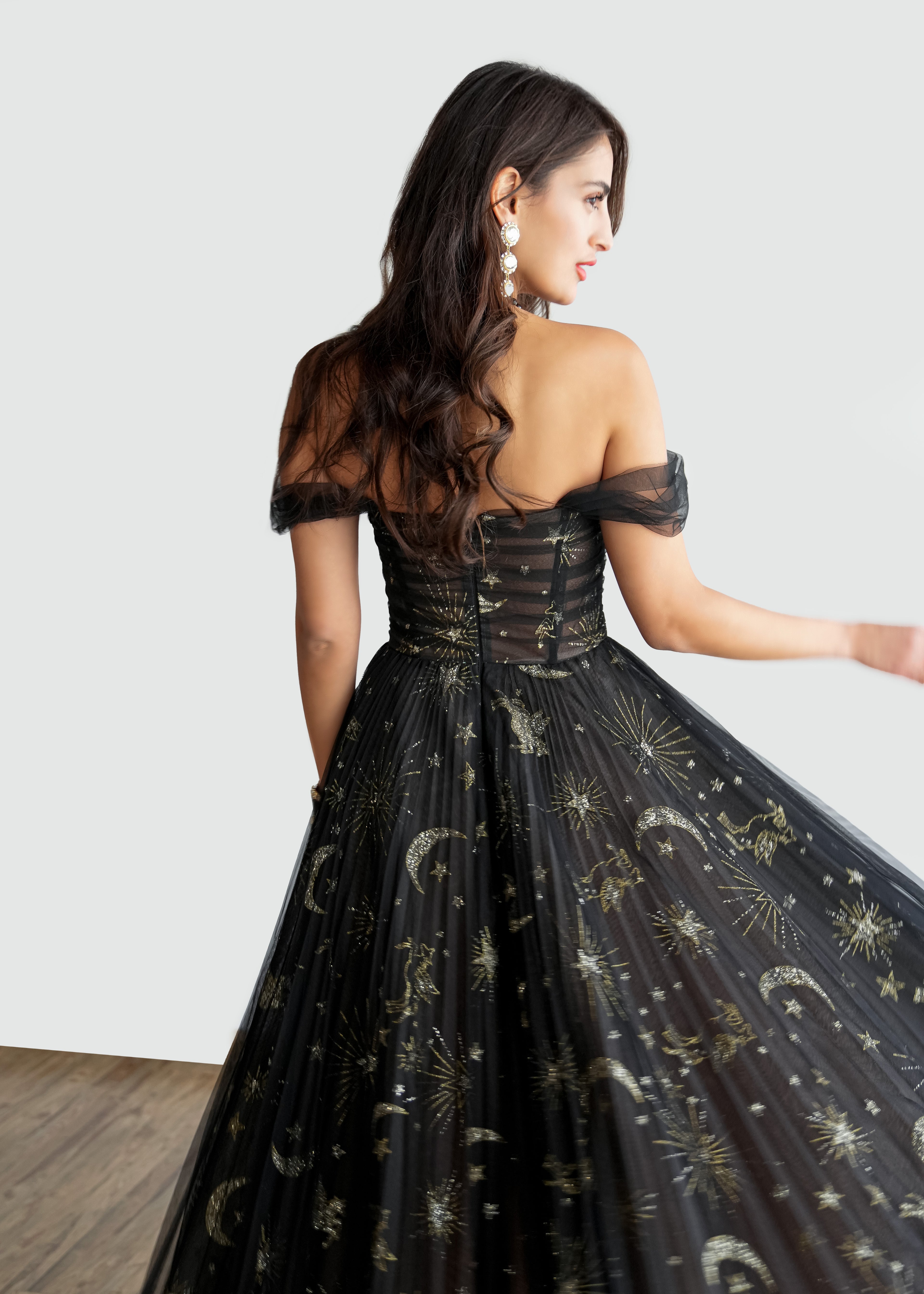 Midnight Stardust Gown