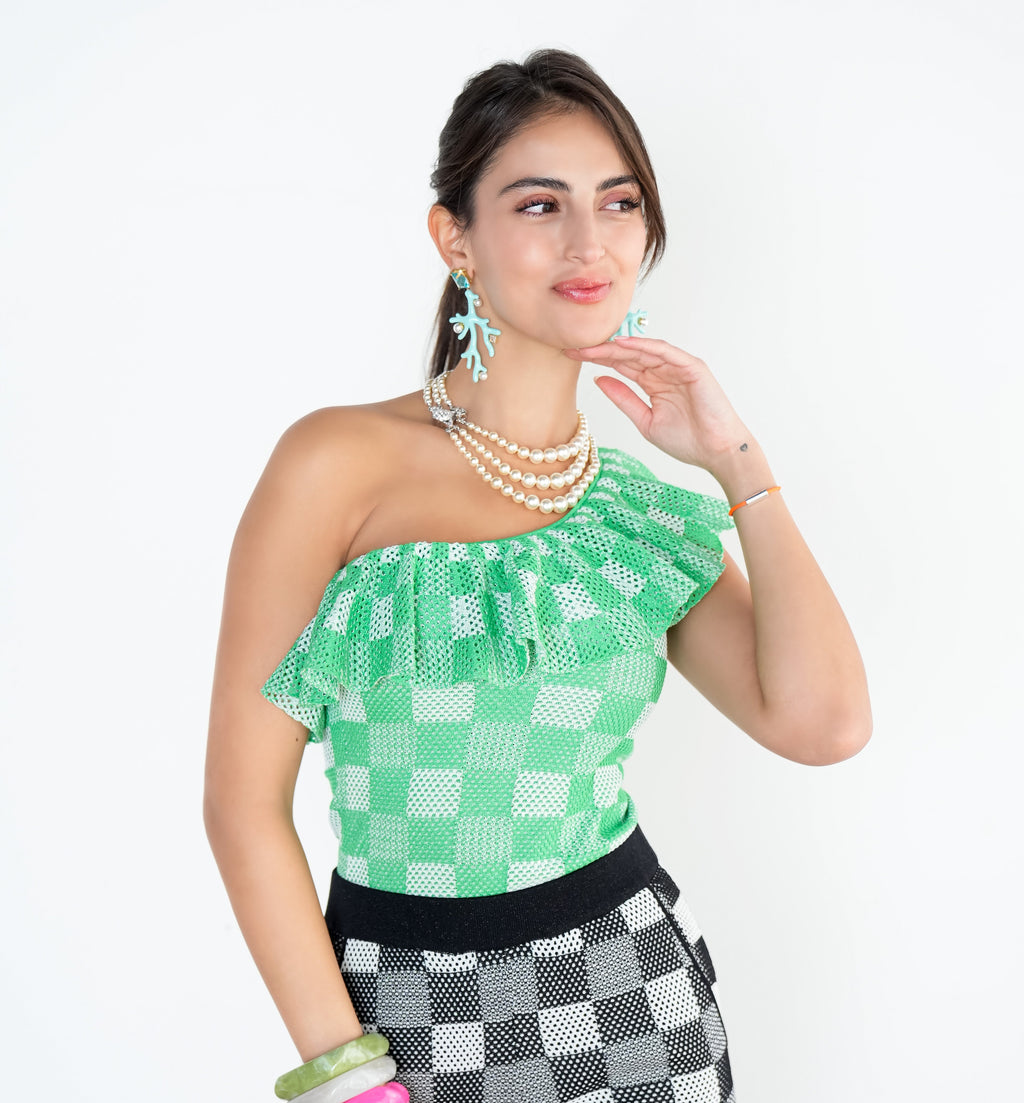 Black & White Checkered Pants