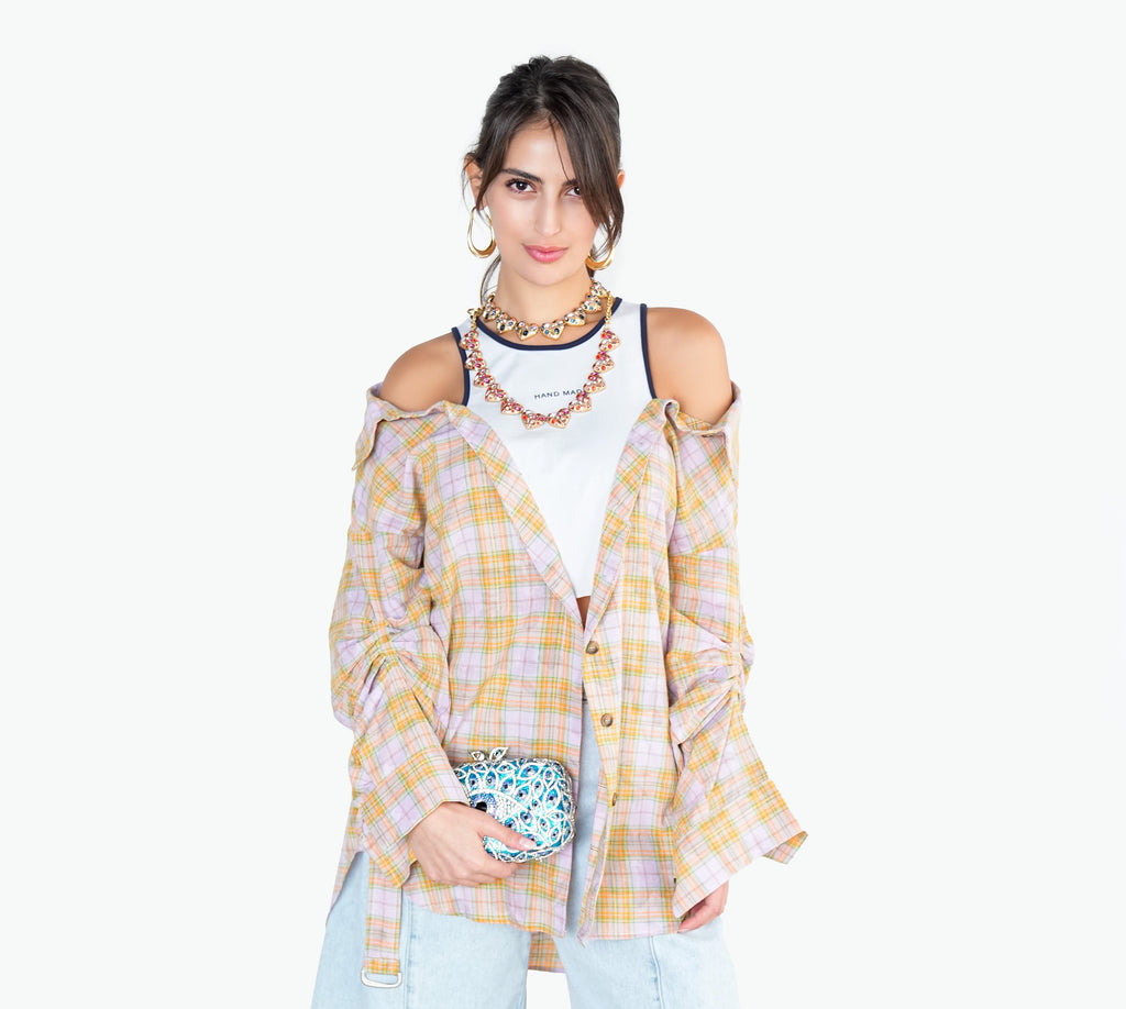 Oversized Plaid Shirt