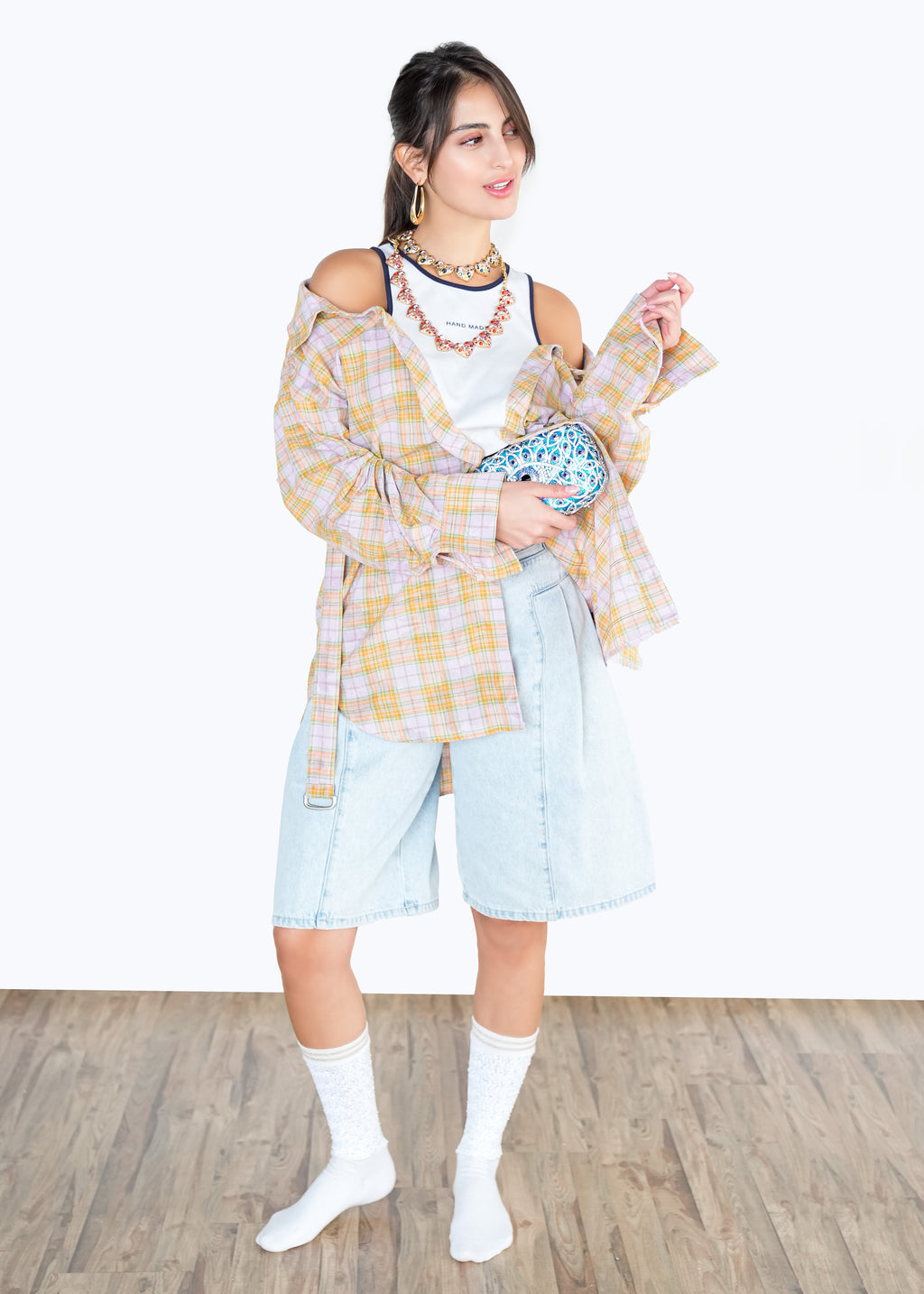 Oversized Plaid Shirt