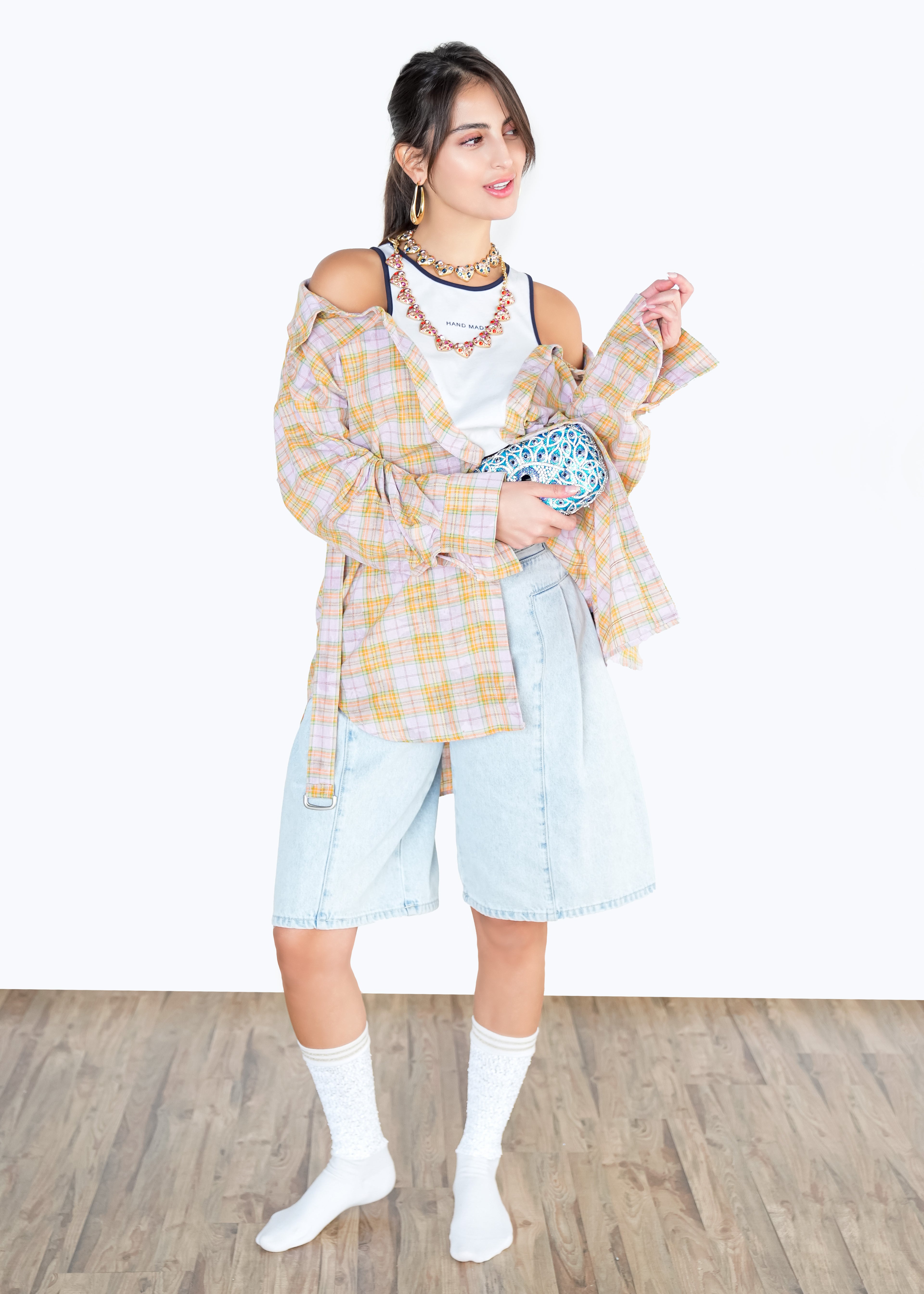 Oversized Plaid Shirt