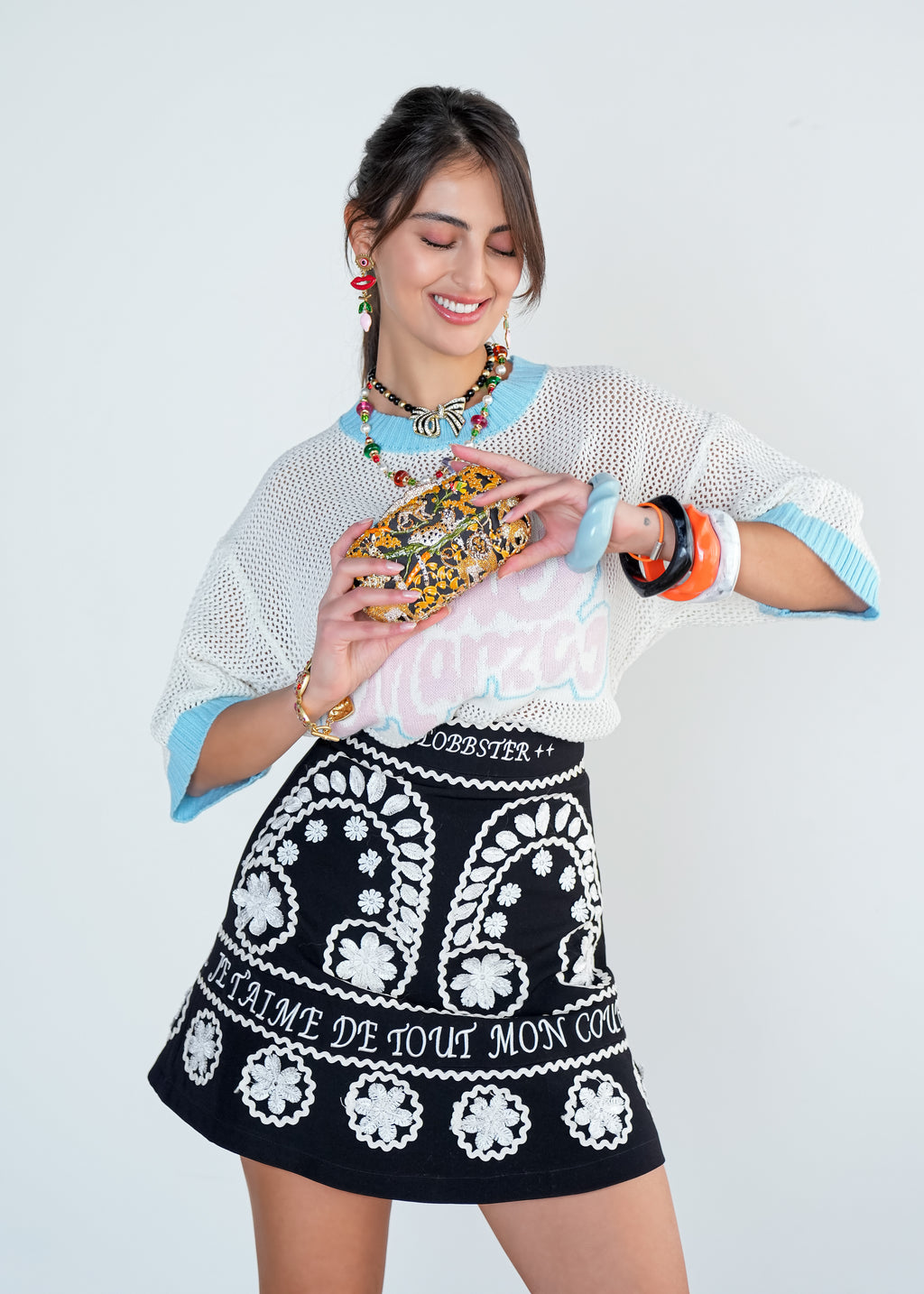 Cozy Cloud Mesh Sweater