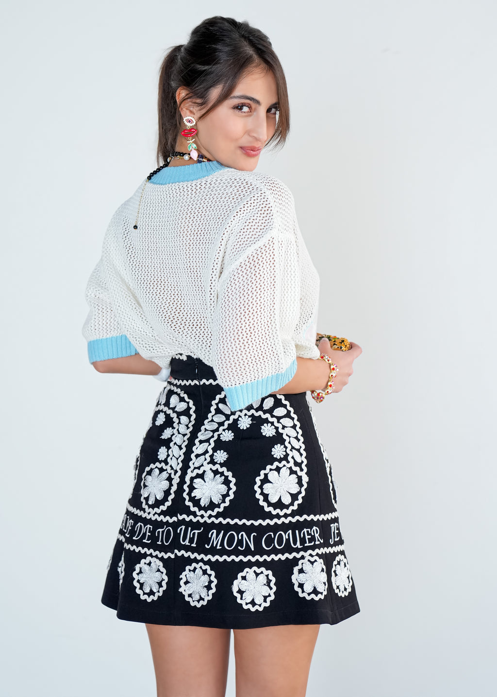 Cozy Cloud Mesh Sweater