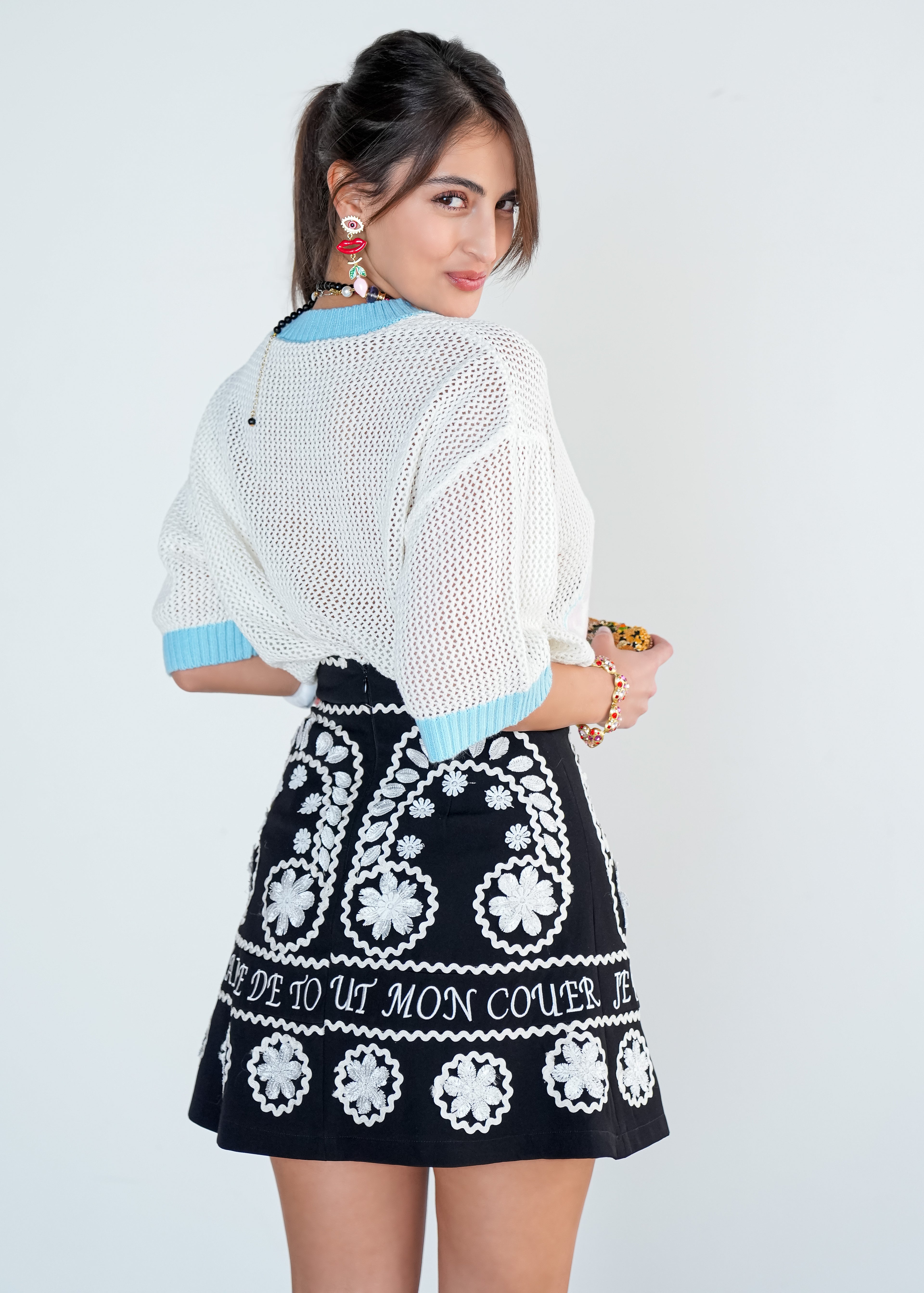 Cozy Cloud Mesh Sweater