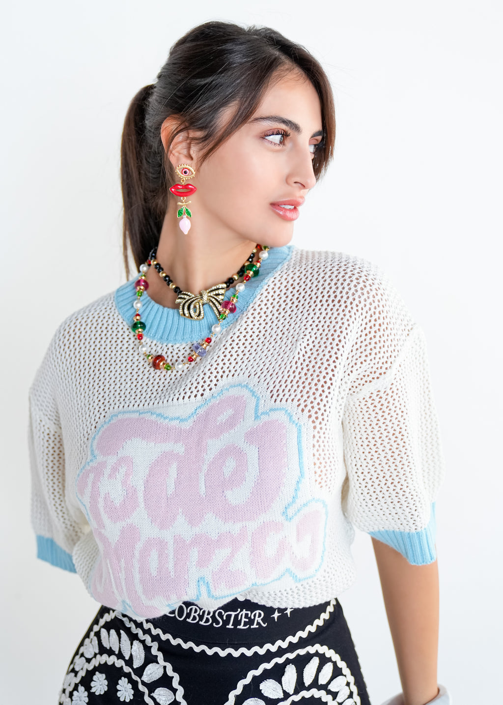 Cozy Cloud Mesh Sweater