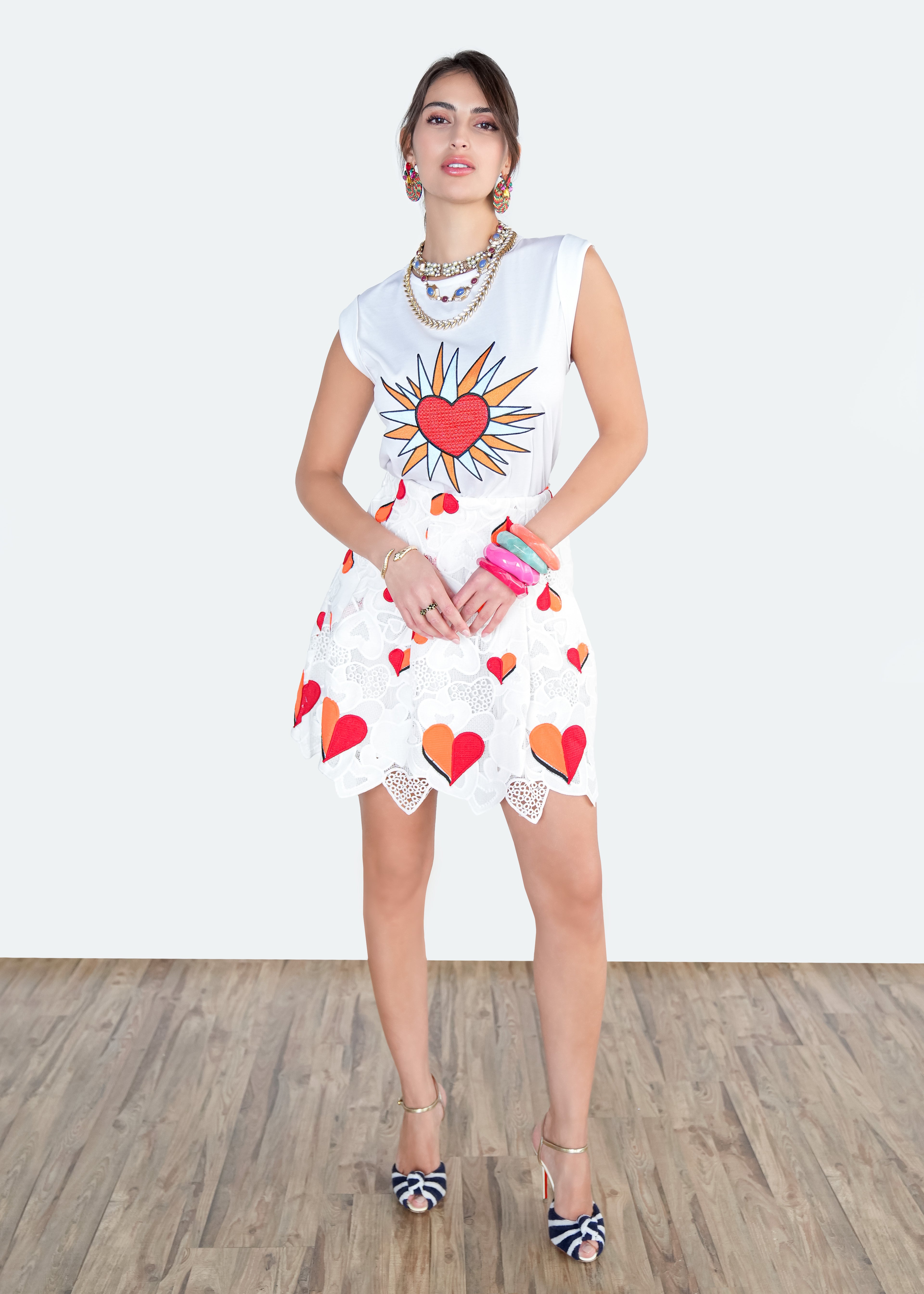 Heartburst Graphic Top