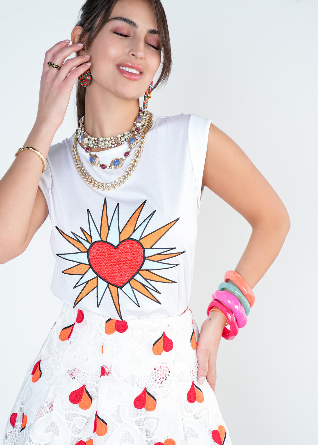 Heartburst Graphic Top