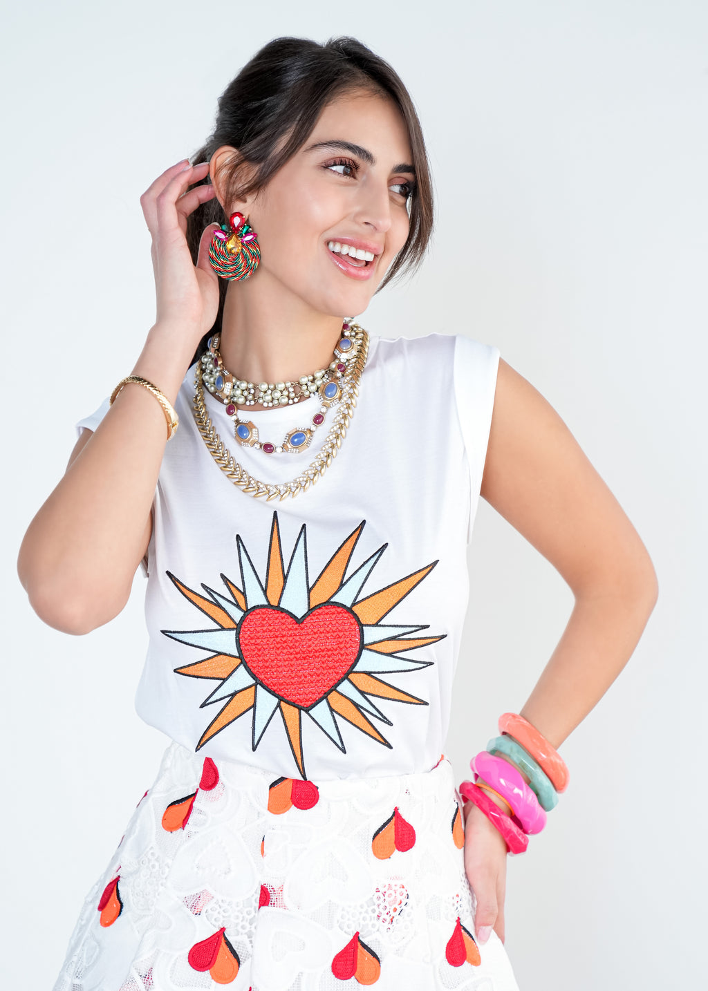 Heartburst Graphic Top