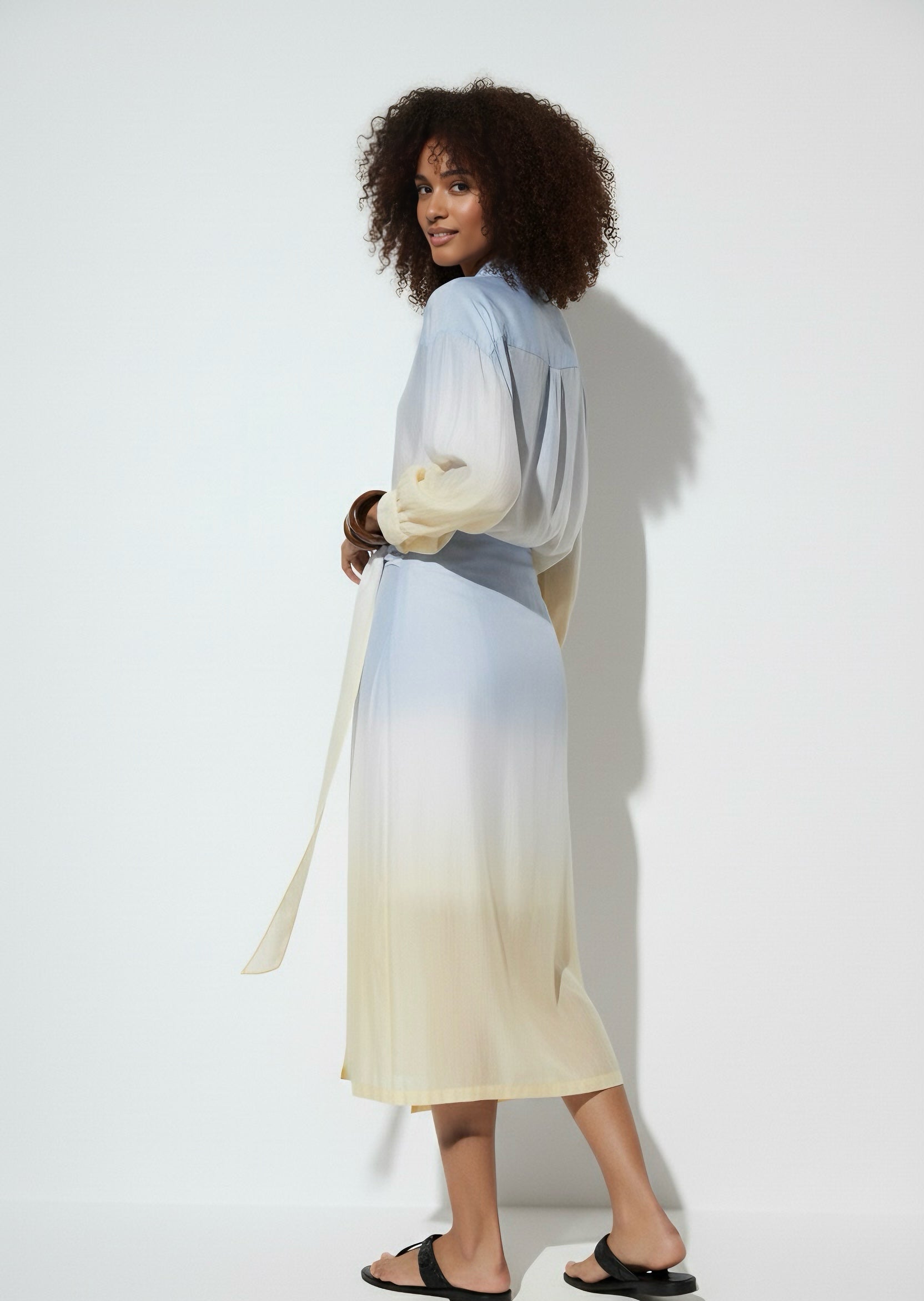 Sunset Gradient Shirt & Skirt Set